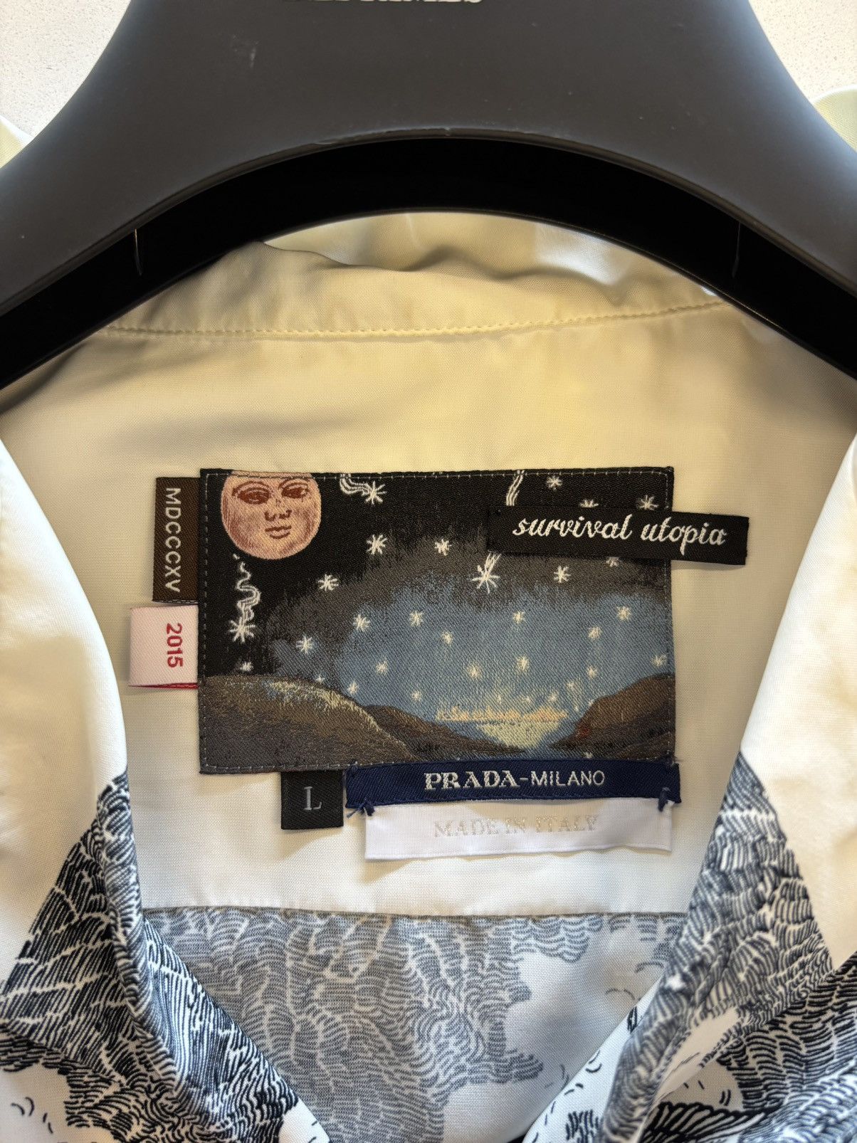 Prada Prada FW16 Black Utopia Shirt Size US L / EU 52-54 / 3 - 5 Thumbnail
