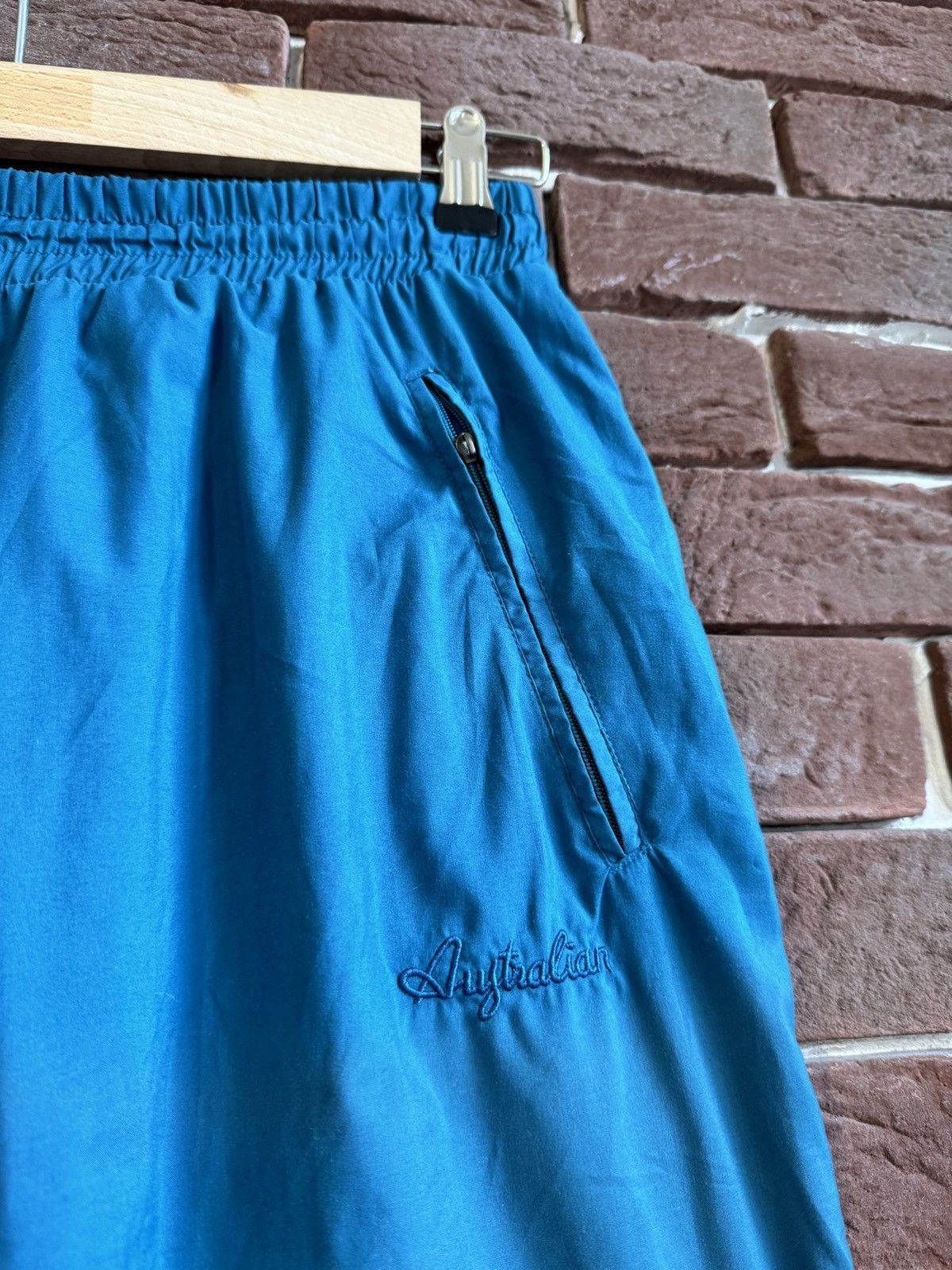 Thunderdome Vintage Australian 90s Track Pants 52 Turquoise Gabber Wear Size US 32 / EU 48 - 3 Thumbnail
