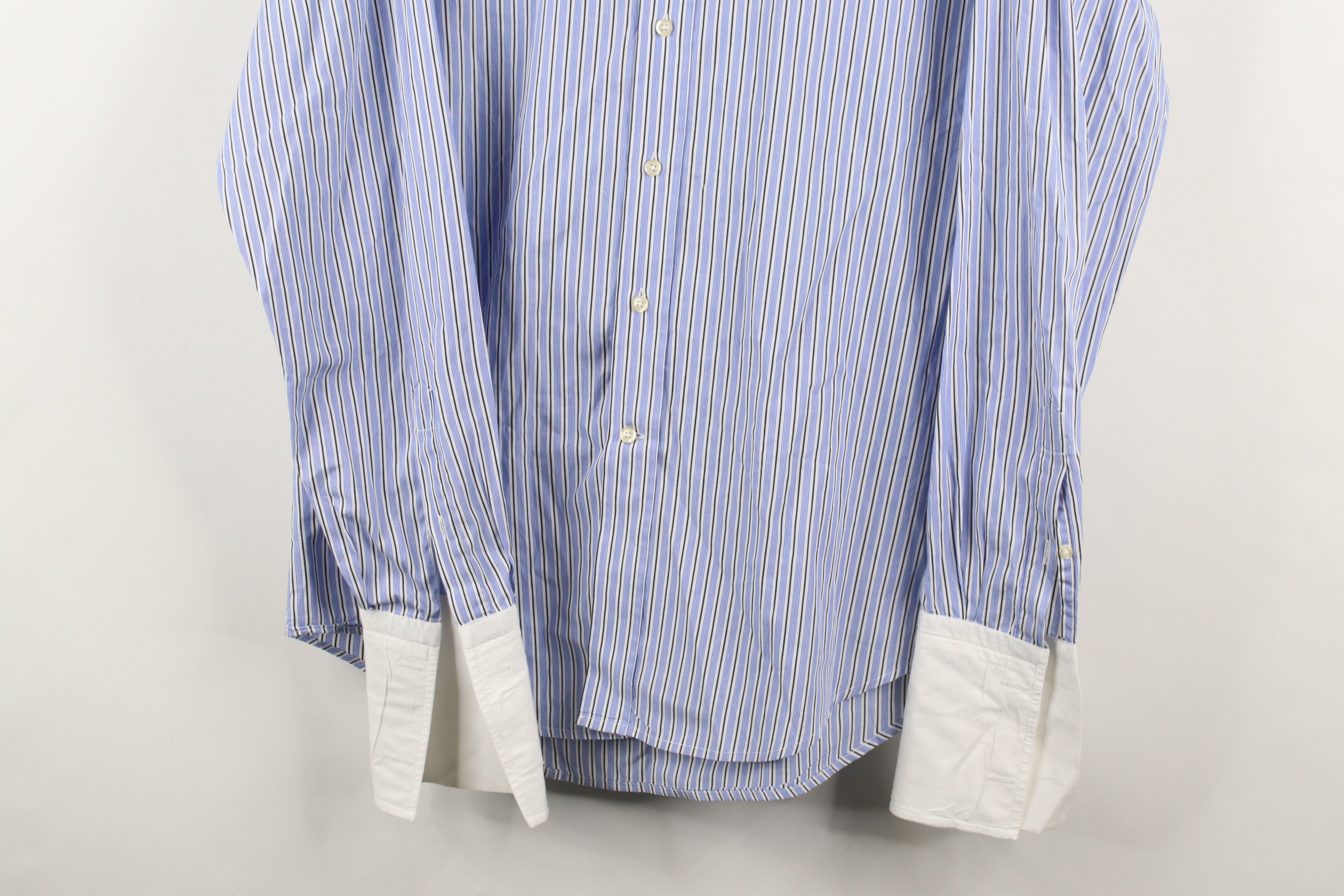 Vintage Camicissima Striped French Cuff Collared Button Dress Shirt Size US M / EU 48-50 / 2 - 3 Thumbnail