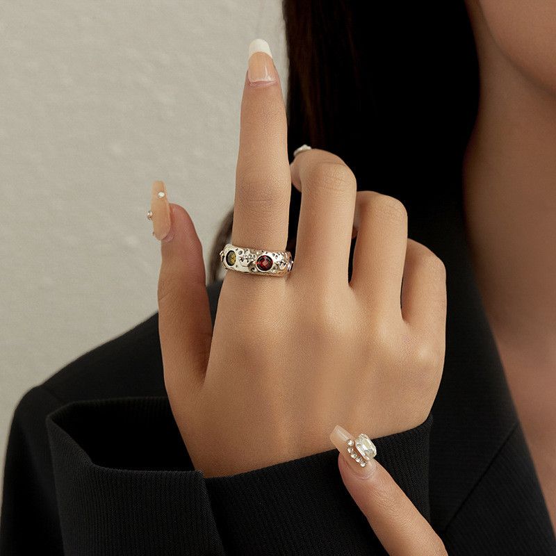 Jewelry New Trend Jewelry Rings Open Size Chrome Ring (Size 7-13) Size ONE SIZE - 2 Thumbnail
