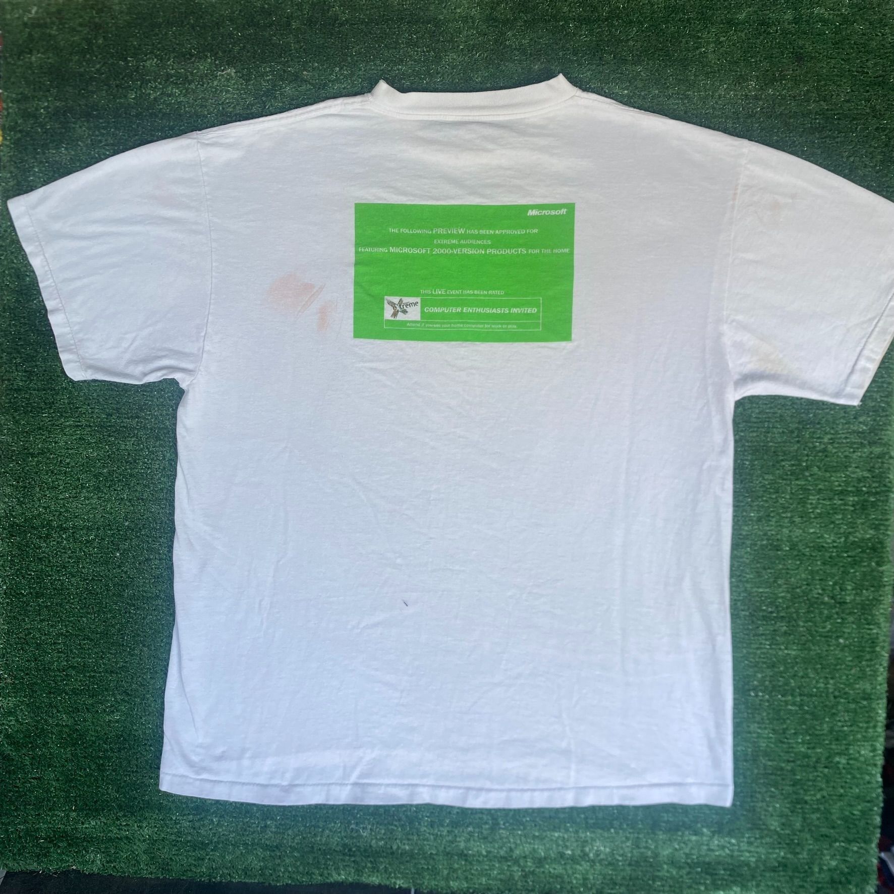 Microsoft Vintage 90s Microsoft Extreme Shirt Retro Computer Tech Tee Size US XL / EU 56 / 4 - 5 Thumbnail
