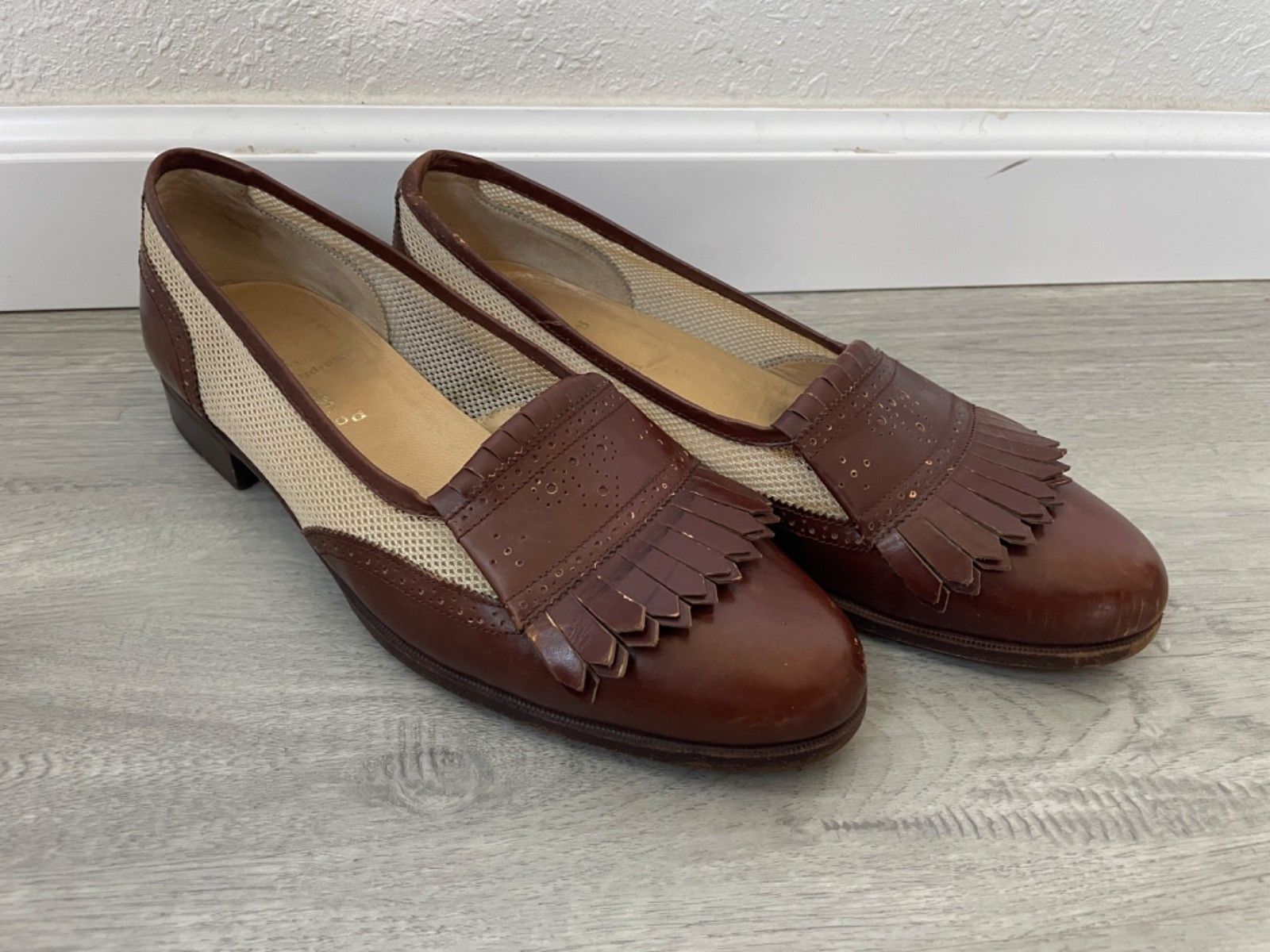 Polo Ralph Lauren 🔥 Polo Ralph Lauren® RARE 90s Benchmade Kiltie Mesh Loafer Size US 9.5 / EU 42-43 - 1 Thumbnail