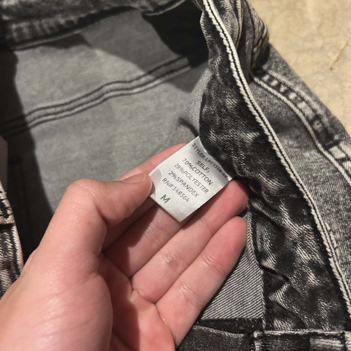 Other Baggy Y2K Style Washed Black Multi Pocket Cargo Denim Cyber Size US 31 - 7 Thumbnail