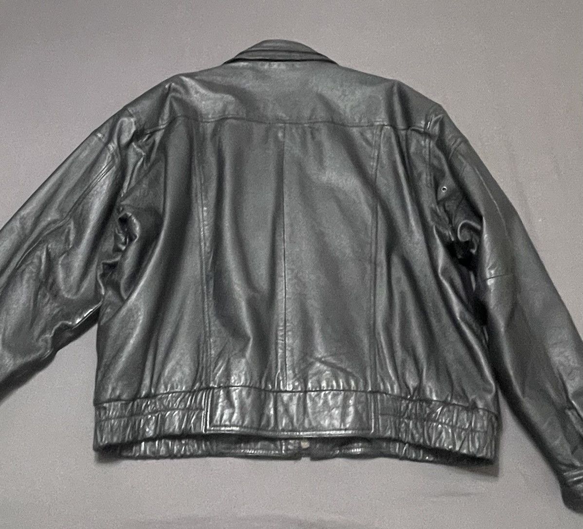 Other Baggy Vintage Leather Jacket Size US XL / EU 56 / 4 - 3 Thumbnail