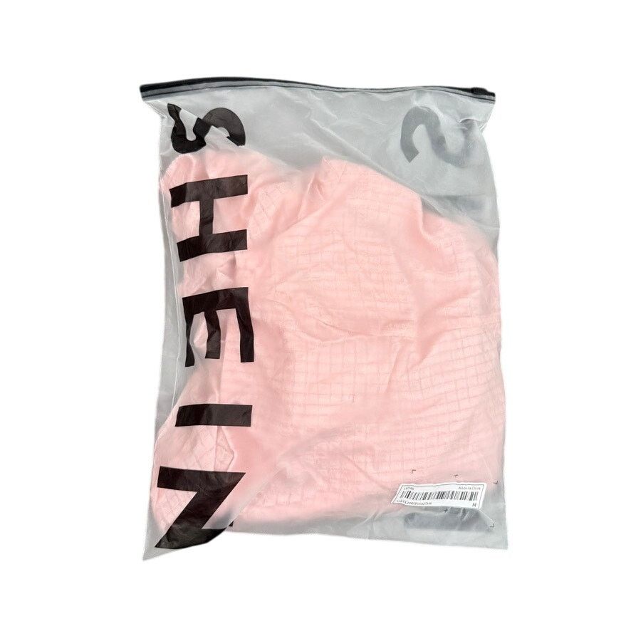 Shein Woman's Babydoll Puff Sleeve Blouse in Pink, Size M Size M / US 6-8 / IT 42-44 - 3 Thumbnail