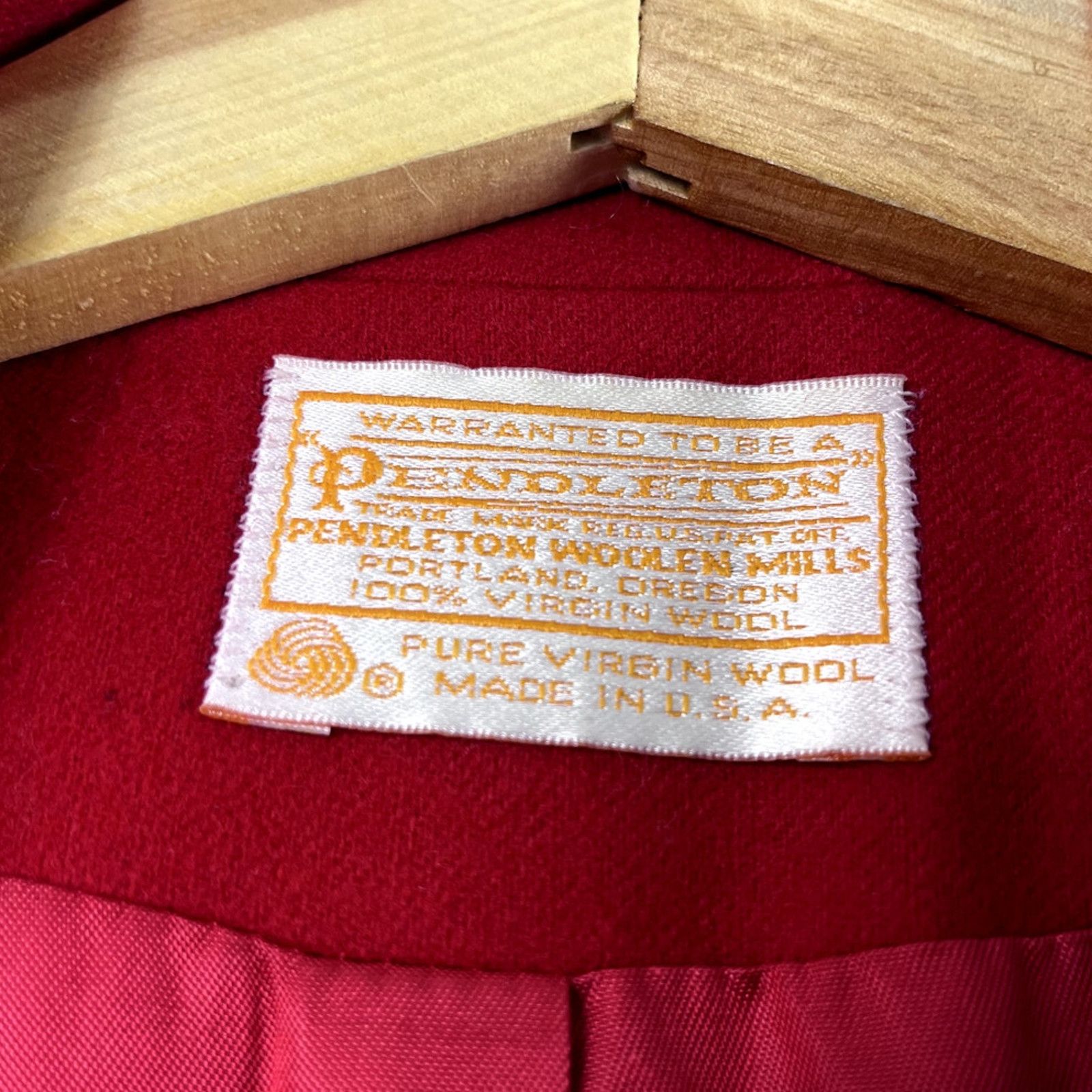 Pendleton Vintage Women's Red Wool Pendleton Blazer L Size L / US 10 / IT 46 - 3 Thumbnail
