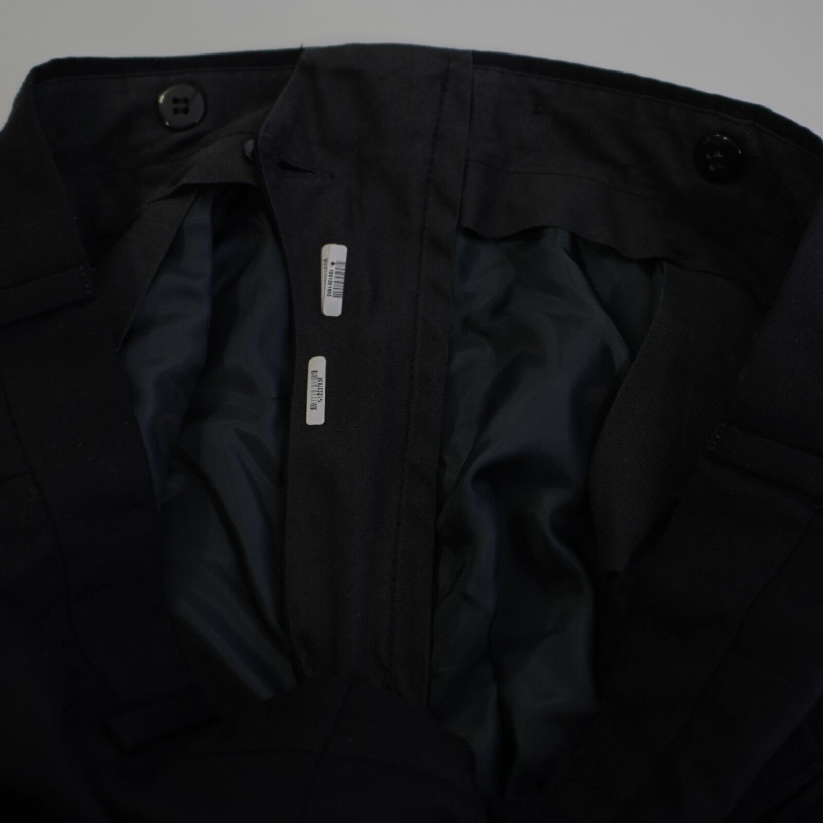 Jos. A. Bank Jos A Bank Wool Black 35/30 Pleated Cuffed Dress Pants Mid R Size 34R - 5 Thumbnail