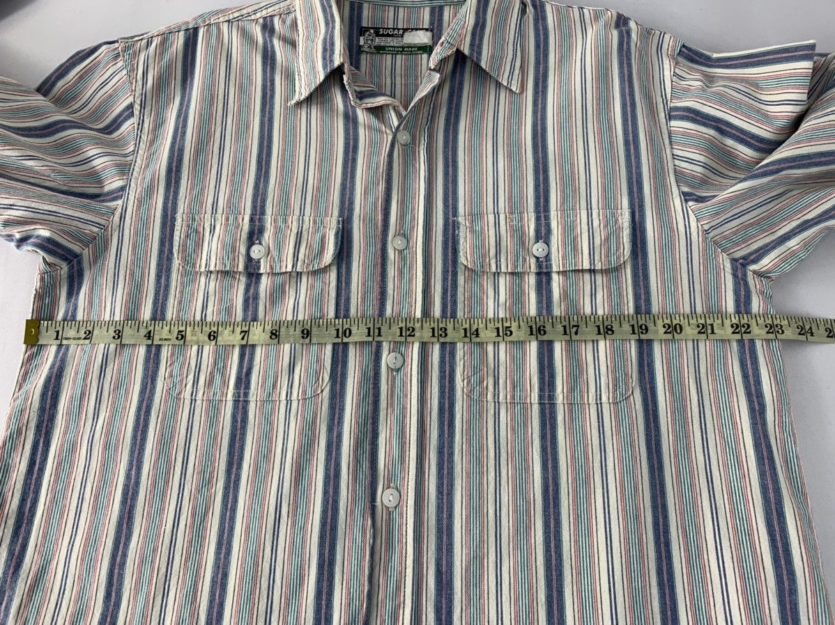 Sugar Cane 80s 90s Sugar Cane Toyo Enterprise Union Made Striped Size US L / EU 52-54 / 3 - 9 Thumbnail