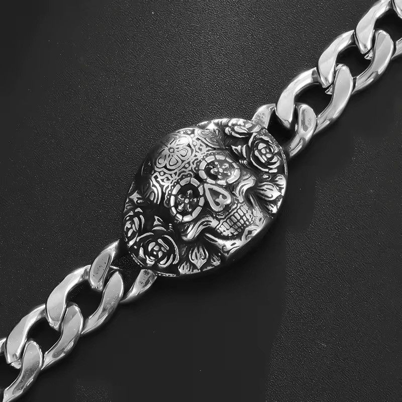 Jewelry × Vintage Trend Skull Ghost Head Bracelet Size ONE SIZE - 4 Thumbnail