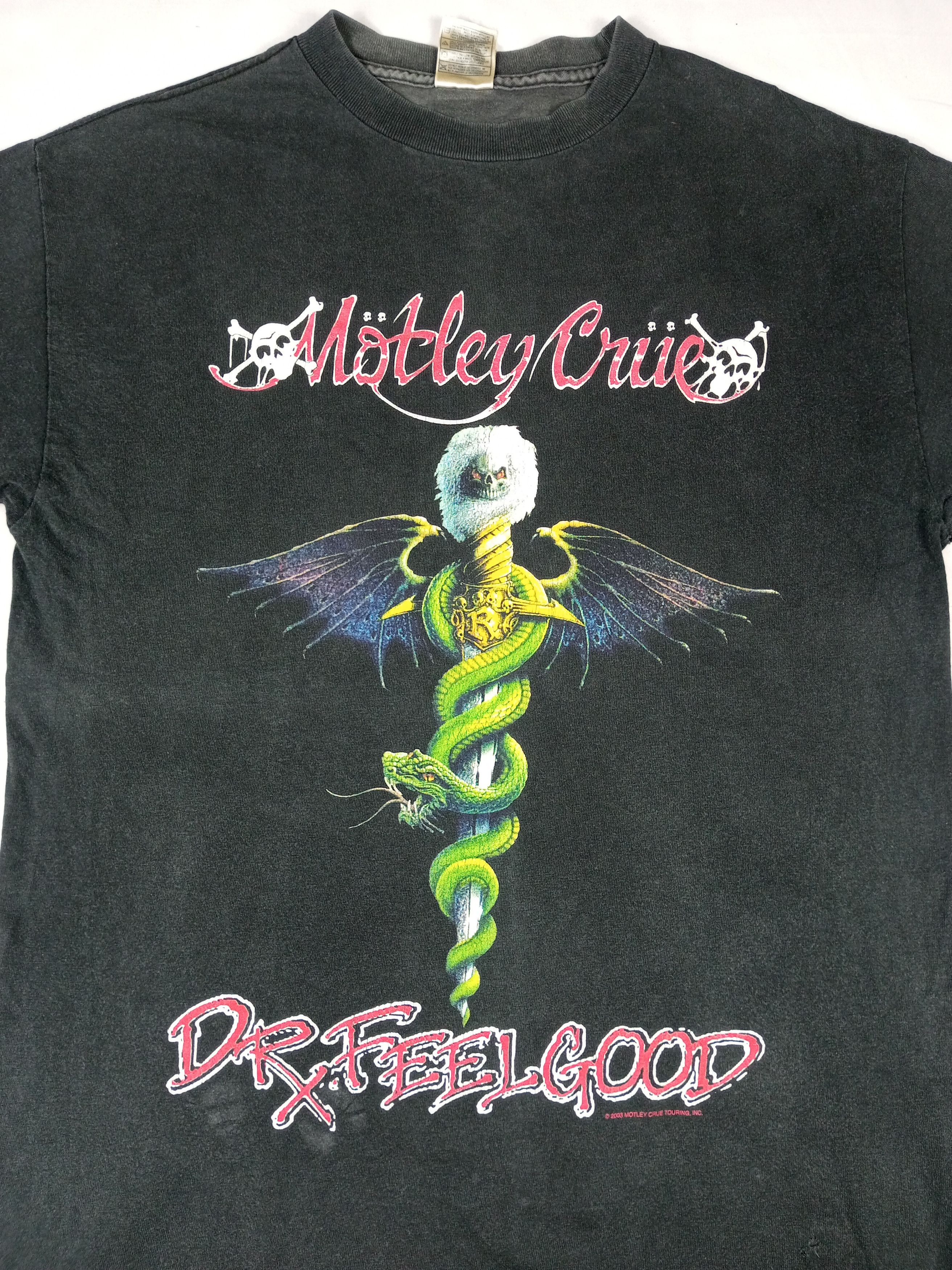 Band Tees Vintage 2003 Motley Crue Dr Feelgood Size US M / EU 48-50 / 2 - 2 Thumbnail