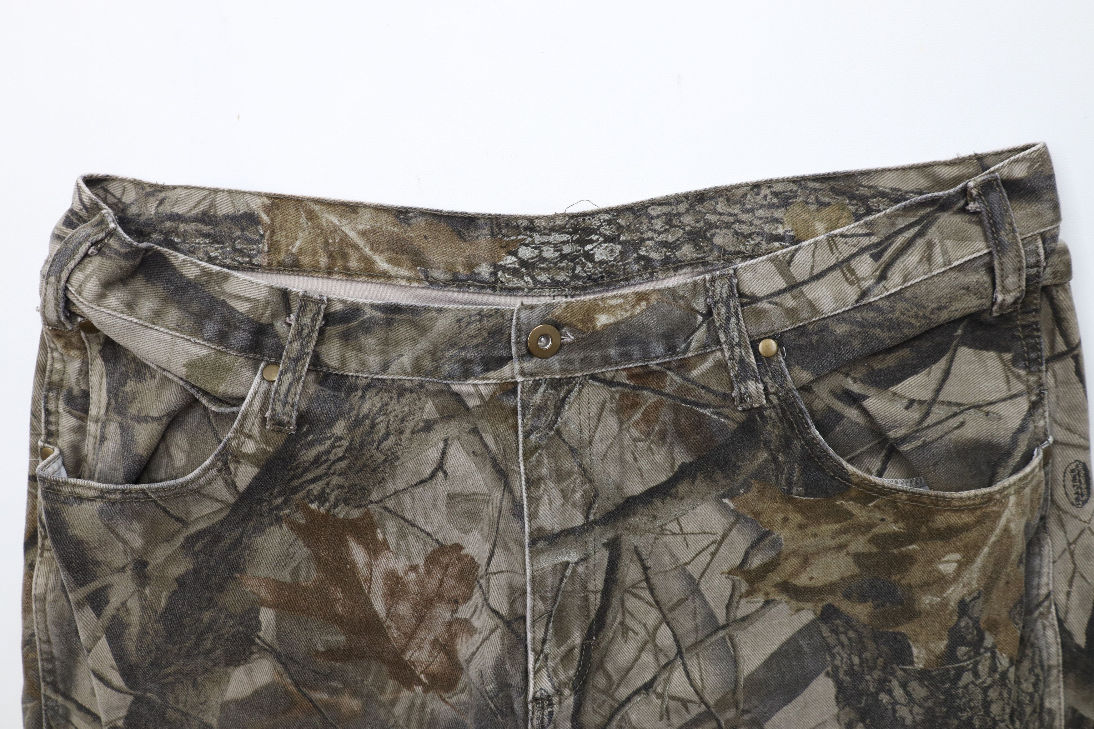 Vintage Vintage 90s Streetwear Double Knee Camouflage Wide Leg Jeans Size US 38 / EU 54 - 6 Thumbnail