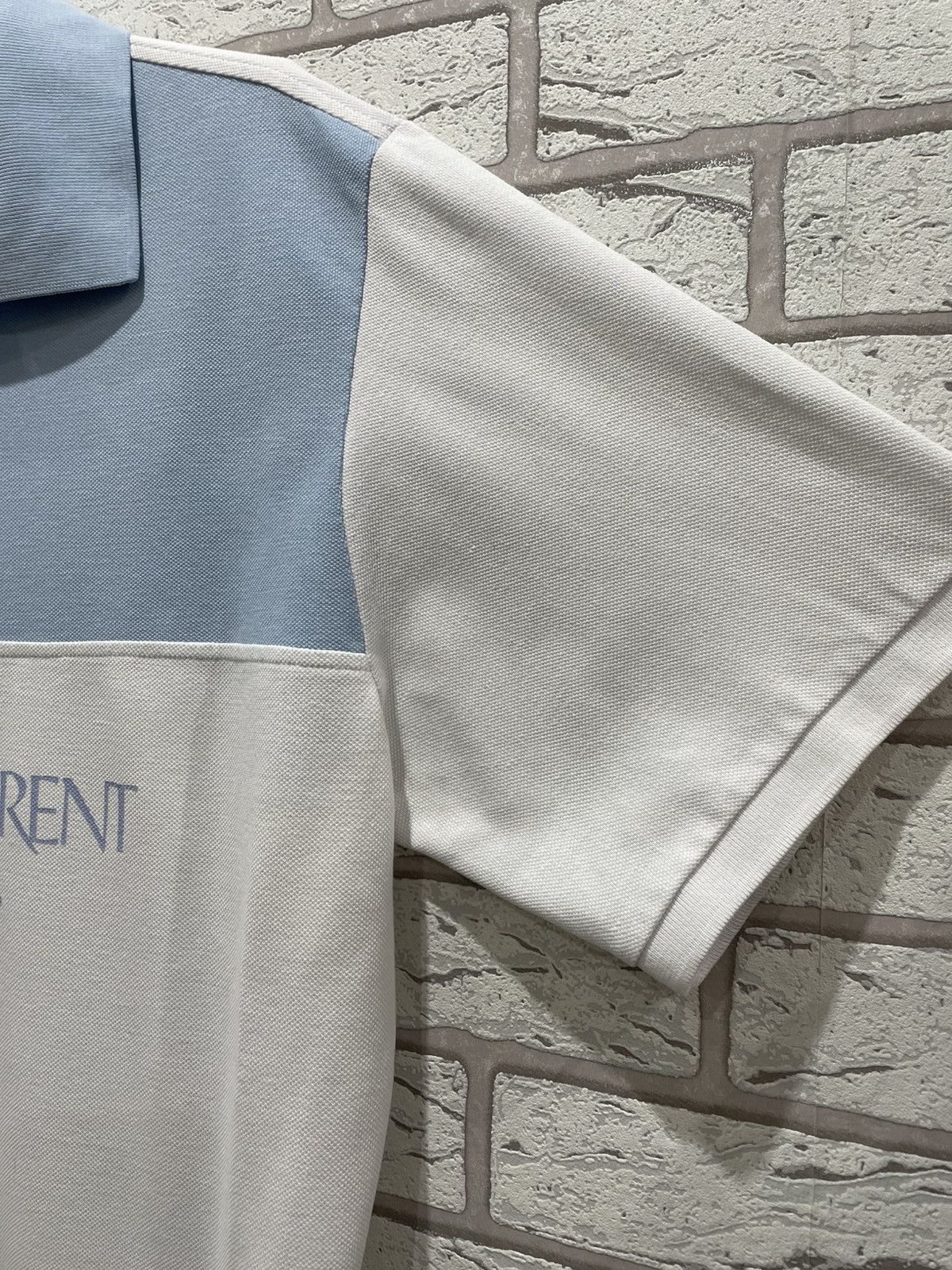 Yves Saint Laurent YSL Yves Saint Laurent Big Logo Polo T Shirt Tee Size US XL / EU 56 / 4 - 9 Thumbnail