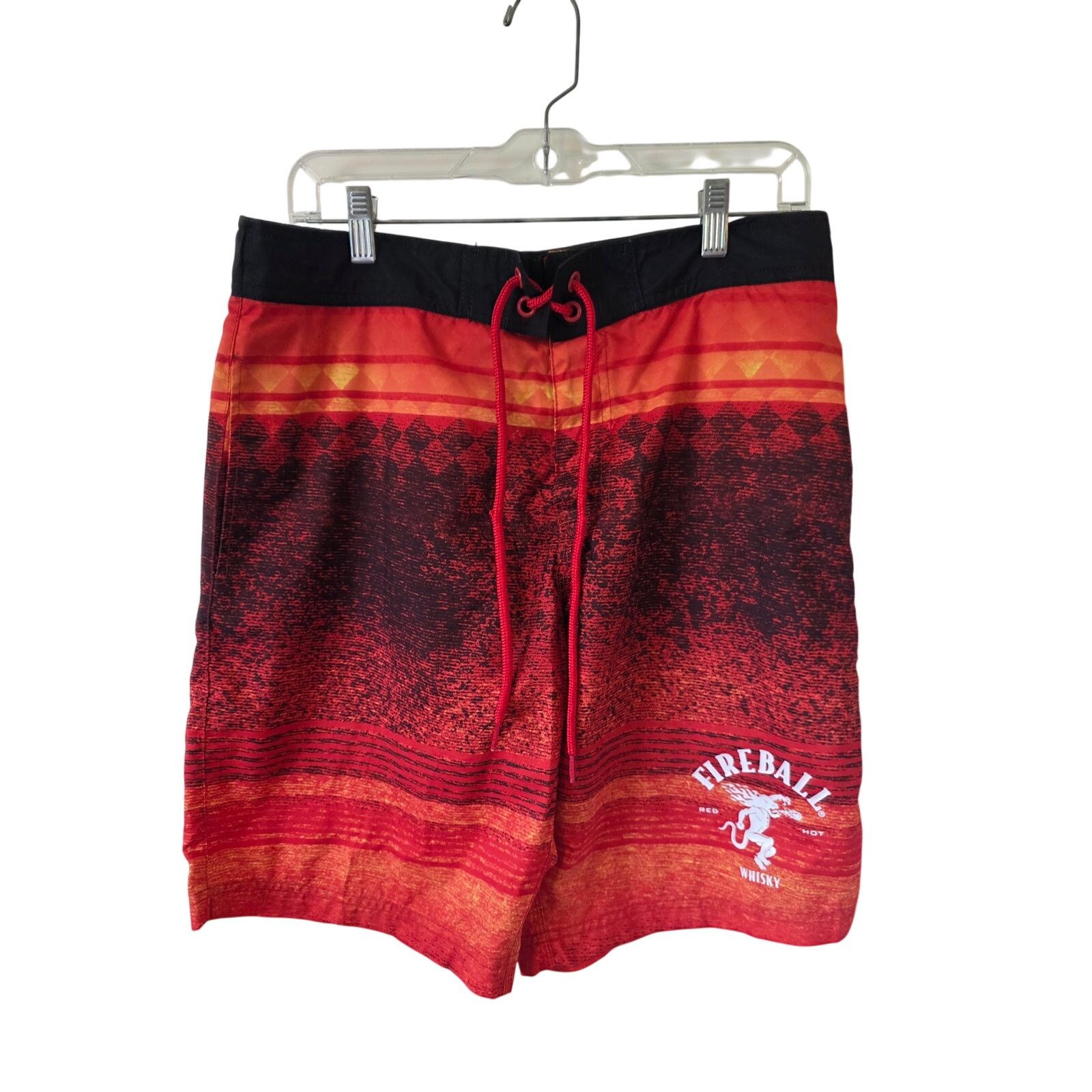 Other Fireball Whiskey Mens Swim Trunks Size Medium Red Orange Size US 33 - 1 Thumbnail