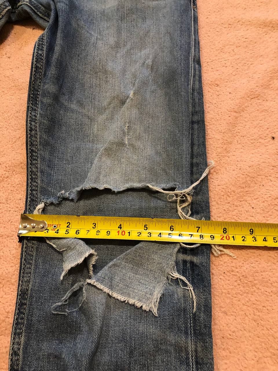 Diesel Diesel Tepphar Denim distressed Jeans streetwear Size US 33 - 18 Thumbnail