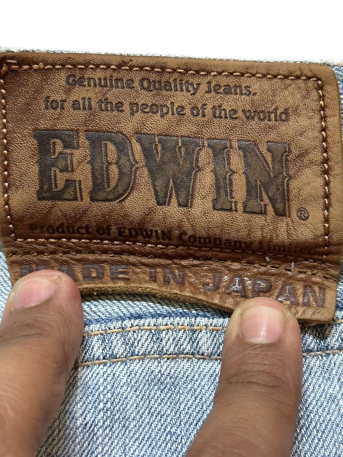 Edwin Vintage Edwin 503V Selvedge Faded Distressed Denim Size US 36 / EU 52 - 9 Thumbnail