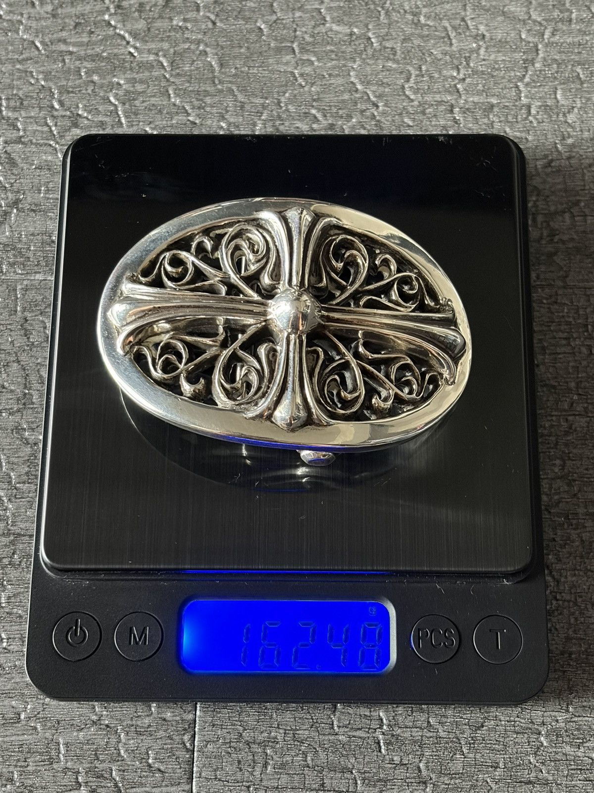 Chrome Hearts Chrome Hearts Oval Cross Buckle Belt 1.5 stk Size ONE SIZE - 2 Thumbnail