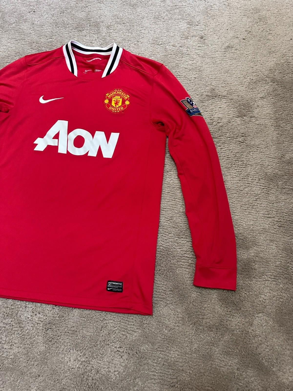 Nike Nike Manchester United Home 2011-2012 Long Sleeve Jersey M Size US M / EU 48-50 / 2 - 4 Thumbnail