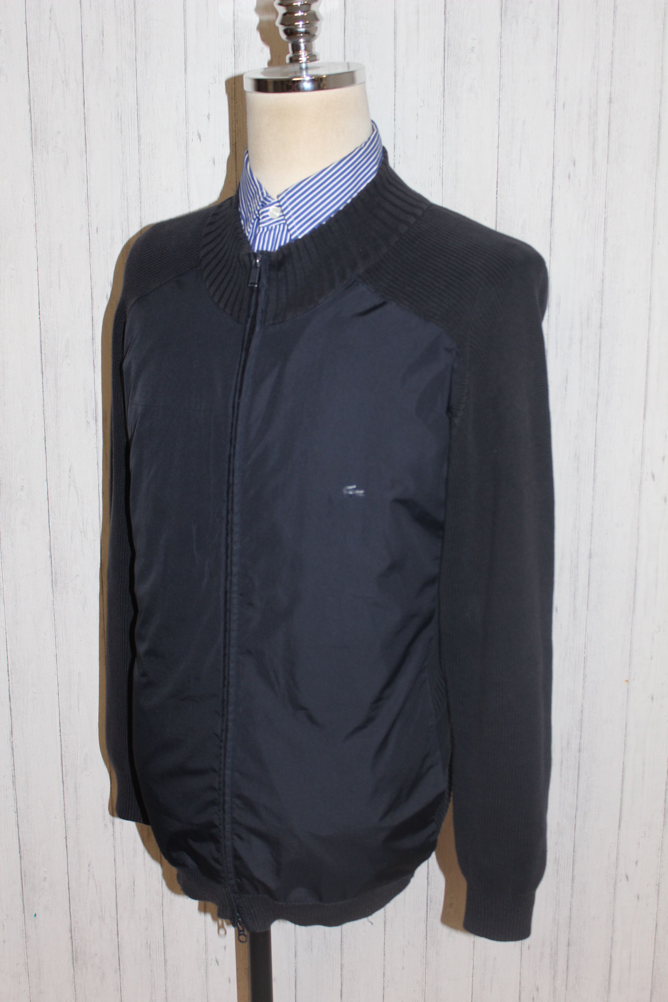 Lacoste Men's Lacoste Blue Bomber Style Jacket Size US L / EU 52-54 / 3 - 1 Thumbnail