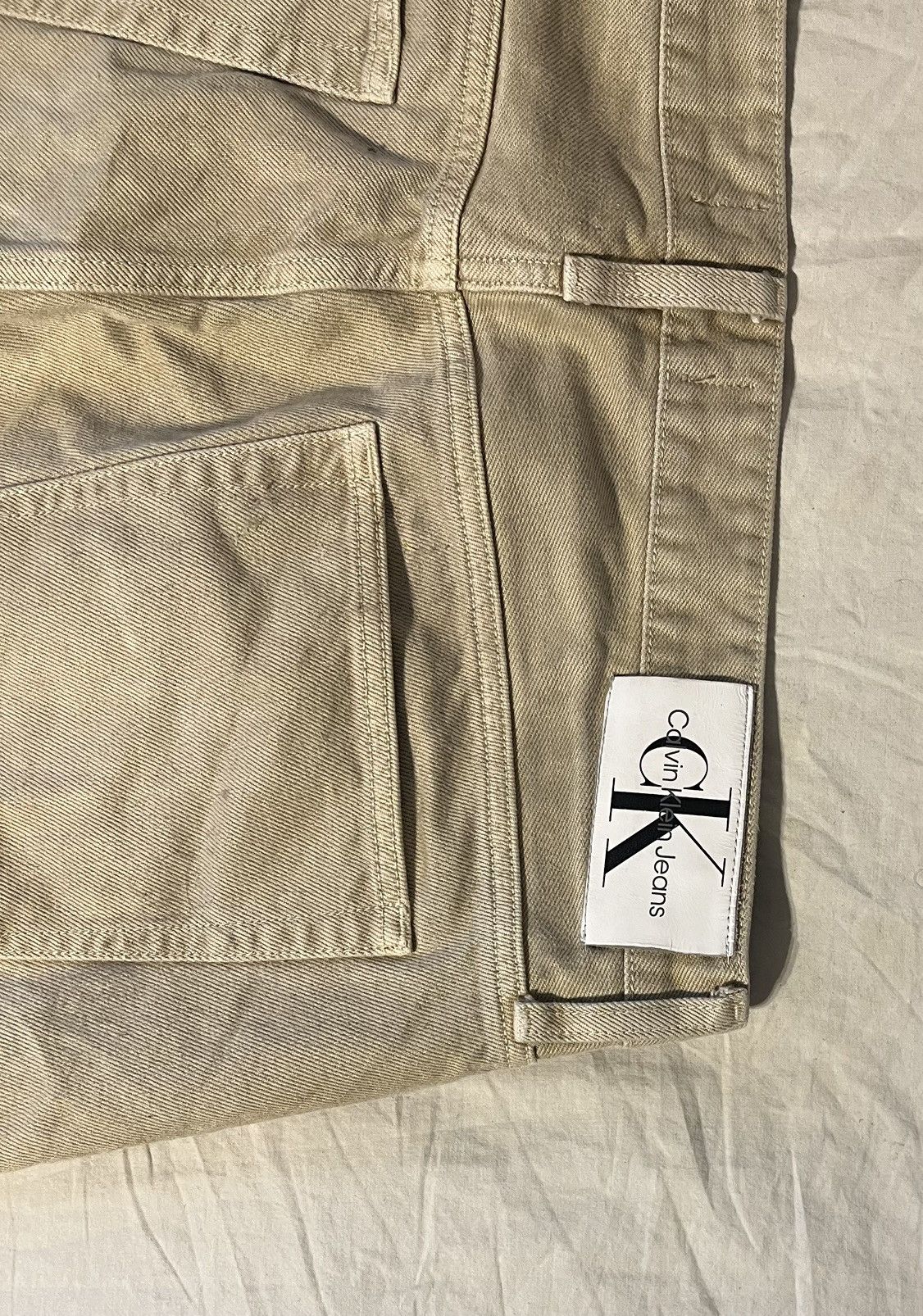 Calvin Klein Beige Clavin Klein Jeans Size US 36 / EU 52 - 5 Thumbnail