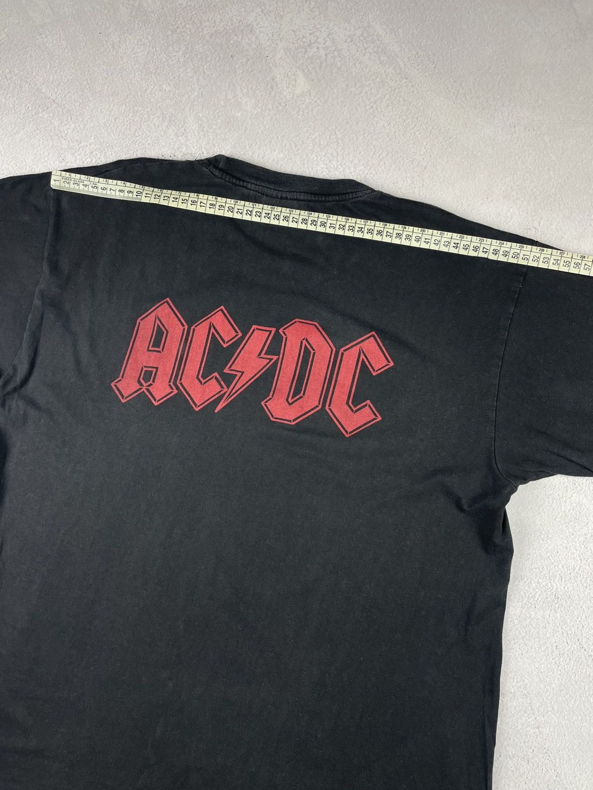 AC/DC Vintage Rare AC/DC Angus Young T-Shirt Top Tag Rock Band Size US XXL / EU 58 / 5 - 18 Thumbnail
