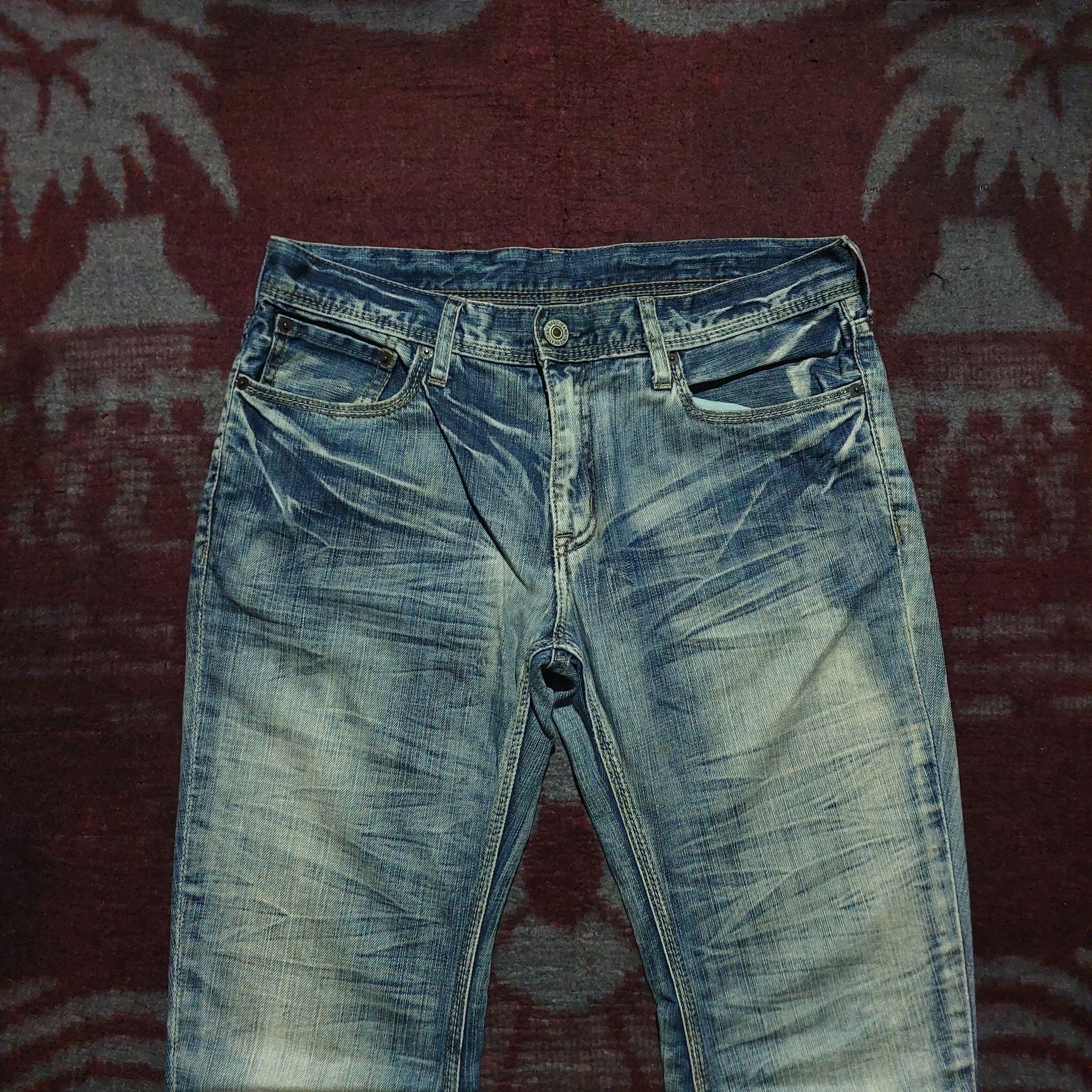 Tornado Mart 2000s Edge Ruppet clawmark curve denim Size US 34 / EU 50 - 3 Thumbnail