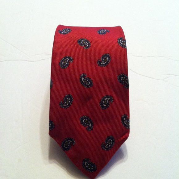 Other FERRELL REED MEN'S RED SILK CLASSIC TIE WIDTH: 3 1/4" Size ONE SIZE - 1 Thumbnail