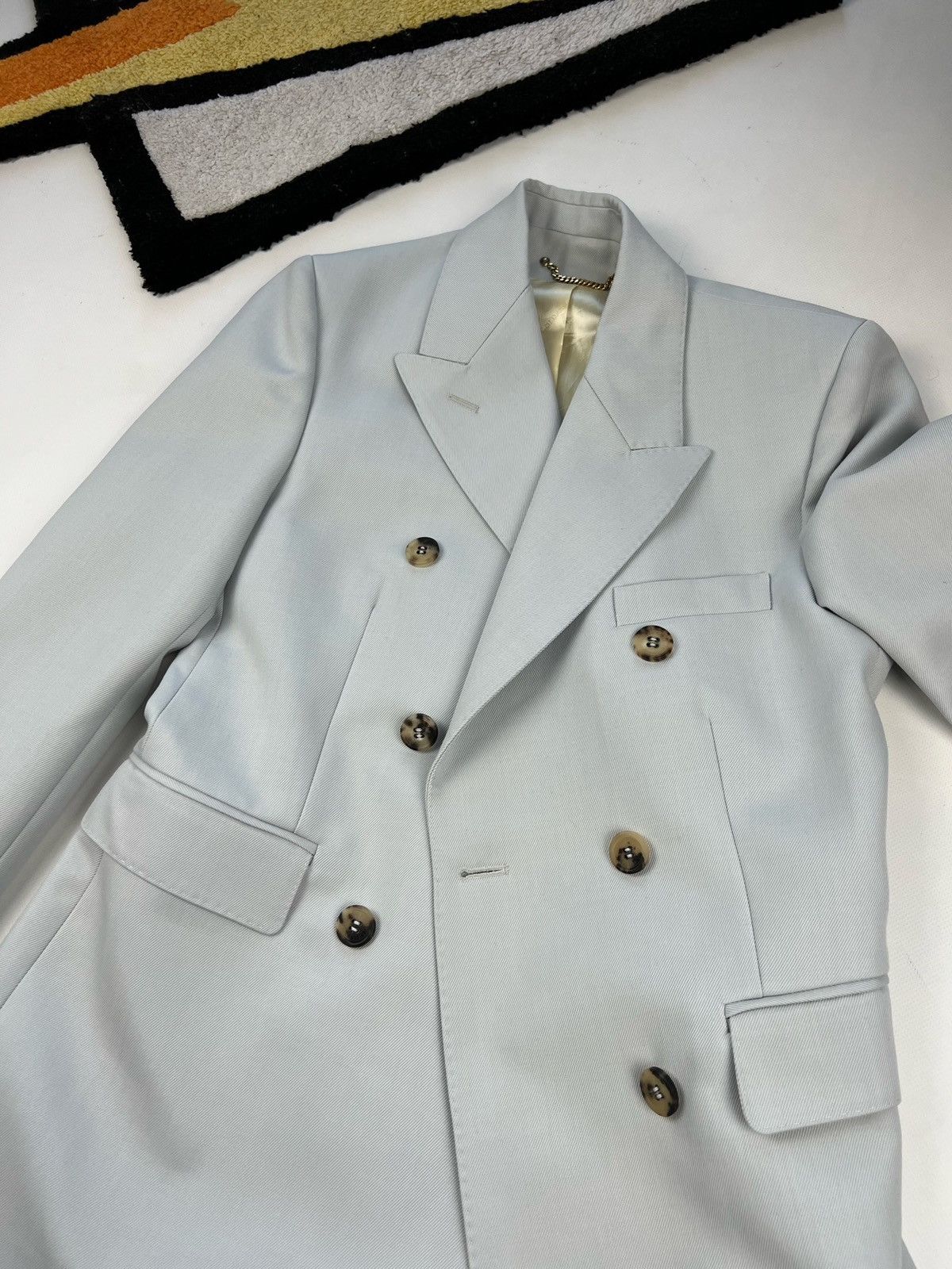 Golden Goose Golden Goose Journey Collection single-breasted blazer blue Size S / US 4 / IT 40 - 9 Thumbnail