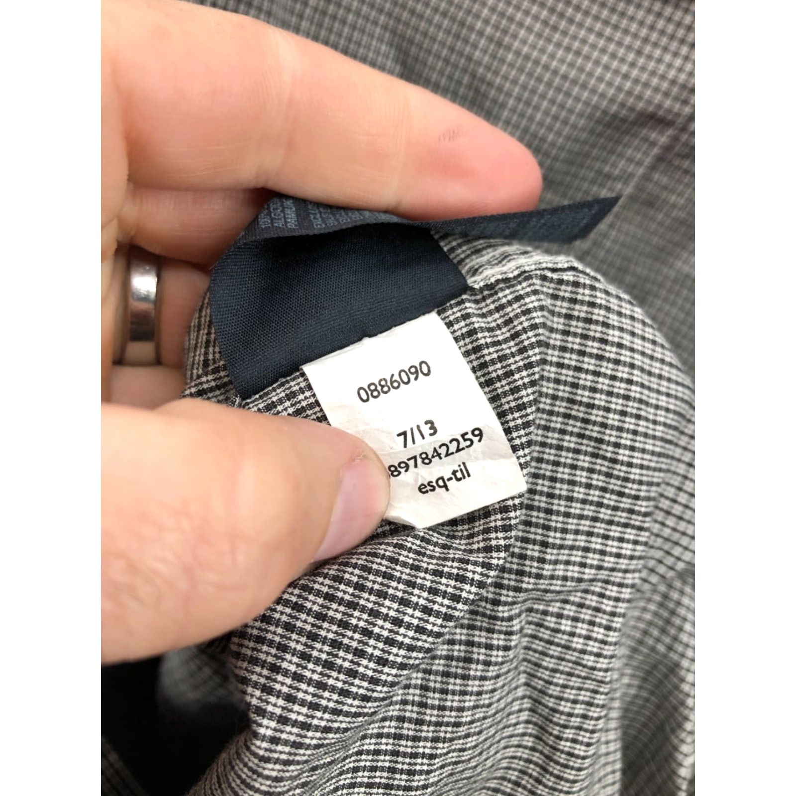 Tommy Hilfiger Tommy Hilfiger Slim Fit Shirt XL Mens Long Sleeve Button-Down Collar Plaid Button-Up Modern Classic Size US XL / EU 56 / 4 - 7 Thumbnail