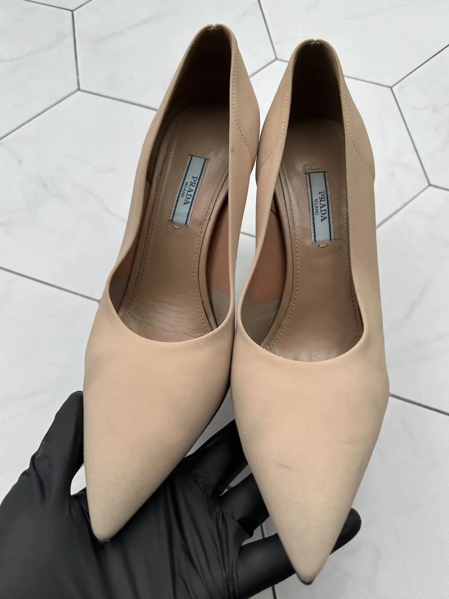 Miu Miu Prada Vintage Heels (B146) Size US 10 / IT 40 - 5 Thumbnail