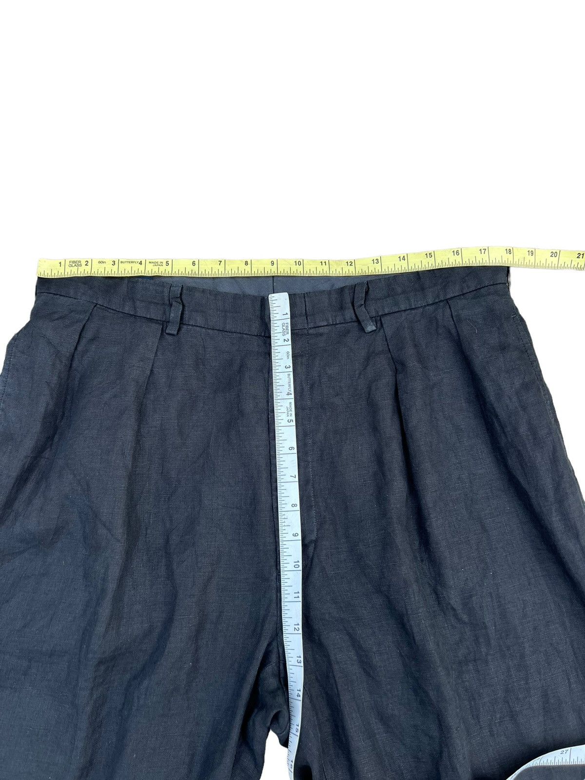 Polo Ralph Lauren × Ralph Lauren Vintage 90s Polo Ralph Lauren 100% Linen Trouser Pant Size US 35 - 3 Thumbnail