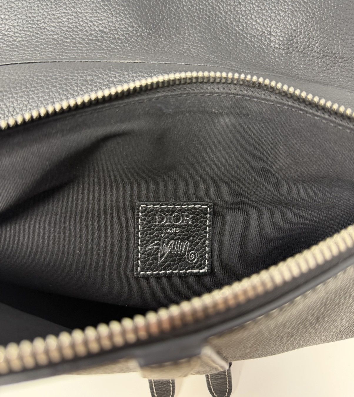Dior × Stussy Dior x Shawn Stussy Saddle Crossbody Leather Bag Size ONE SIZE - 8 Thumbnail