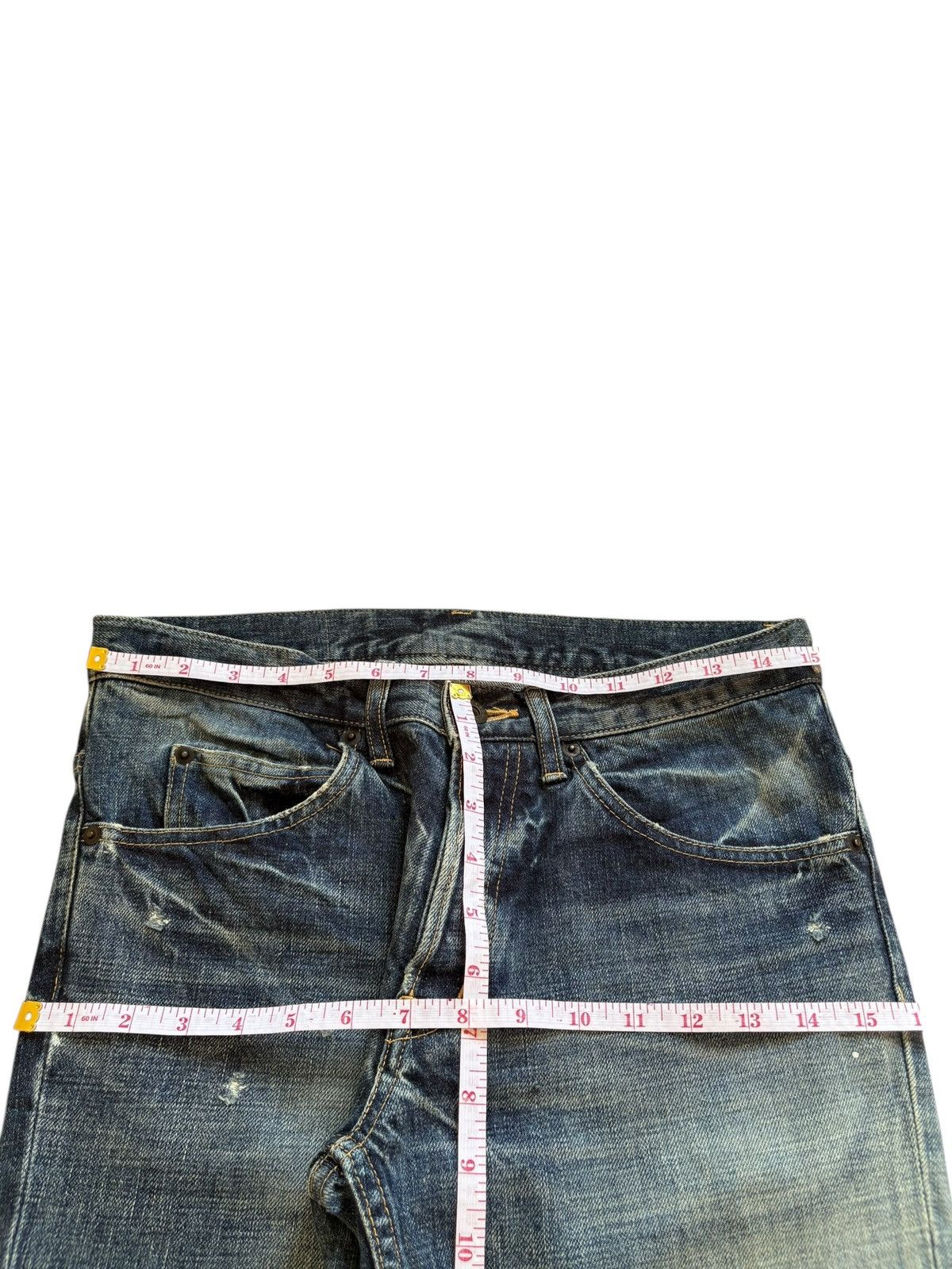 Japanese Brand Vintage Japanese Brand Thunder Wash Distressed Jeans Size US 30 / EU 46 - 11 Thumbnail