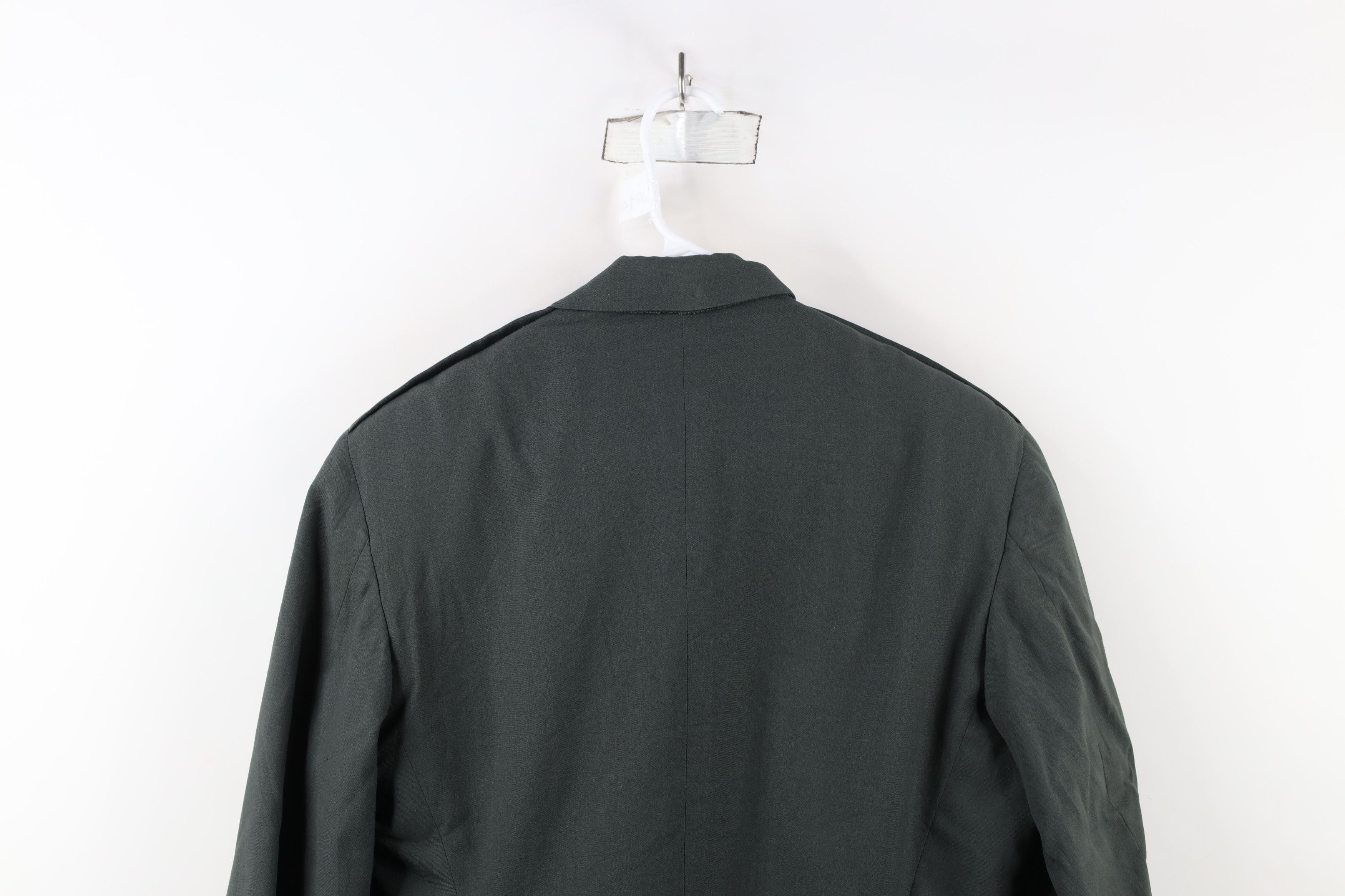 Vintage Vintage 60s Vietnam War Lined Wool Officer Jacket Green USA Size US XL / EU 56 / 4 - 14 Thumbnail
