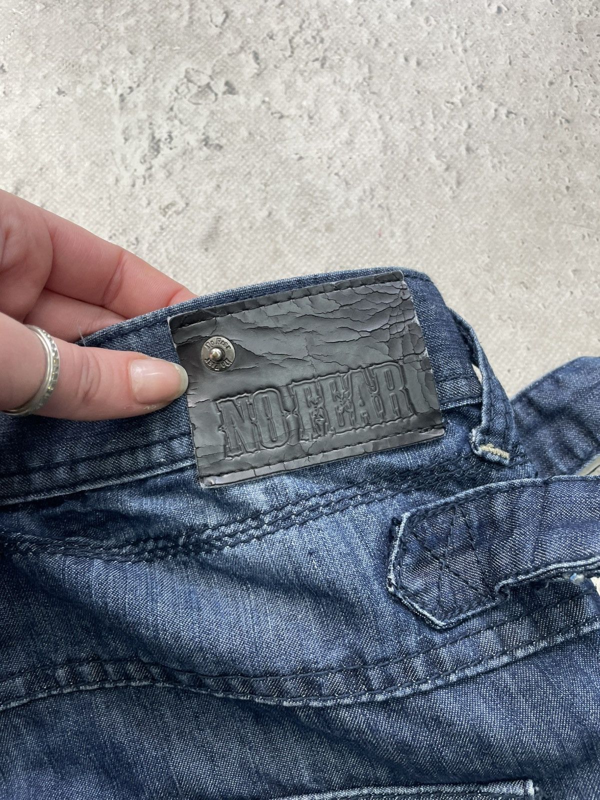 No Fear No Fear rap cargo pants denim hype y2k south pole style Size US 32 / EU 48 - 13 Thumbnail