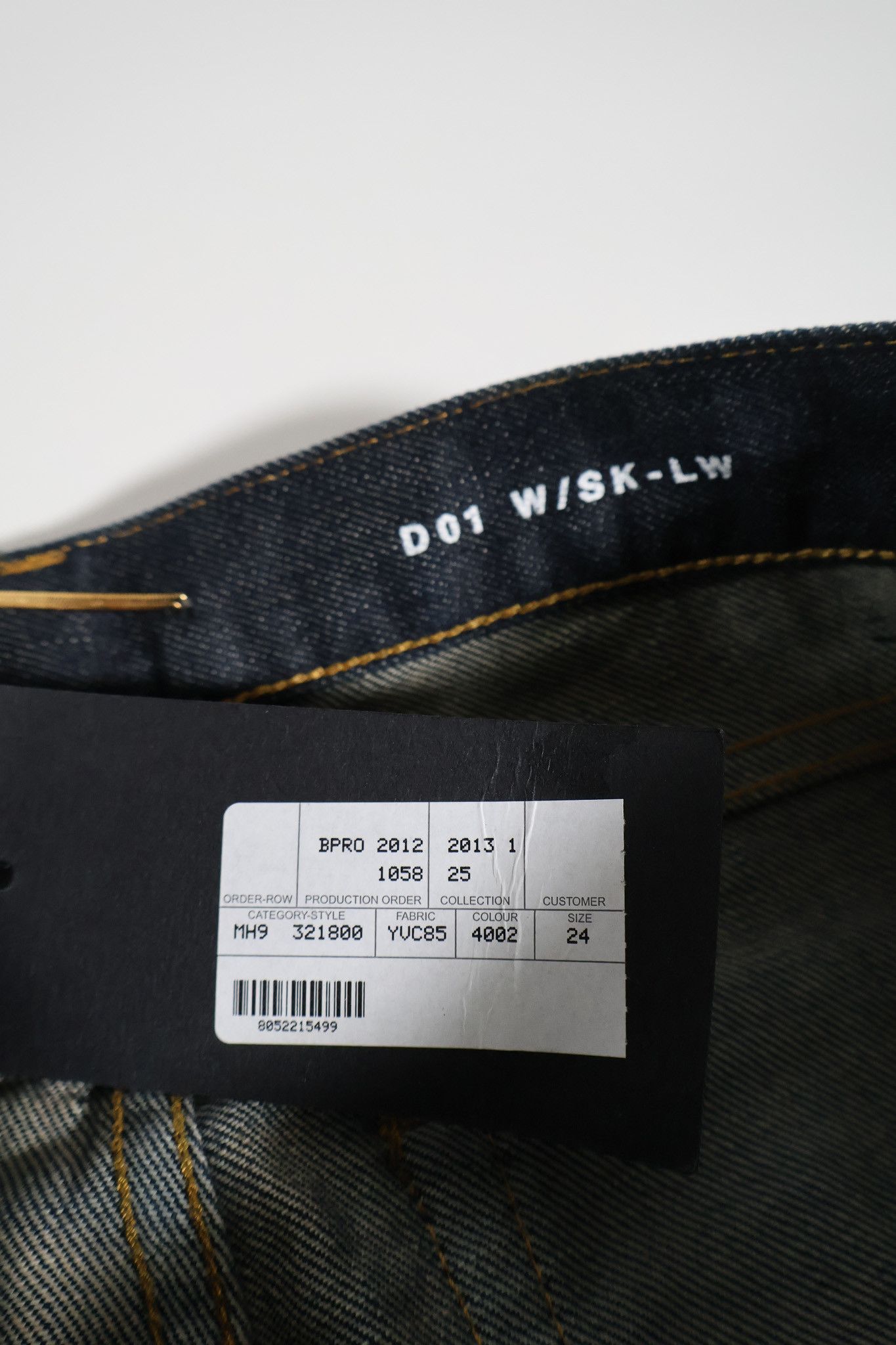 Saint Laurent Paris Saint Laurent Paris SS13 D01 Women's Low Waist Skinny Denim Size 24" / US 00 / IT 34 - 4 Thumbnail