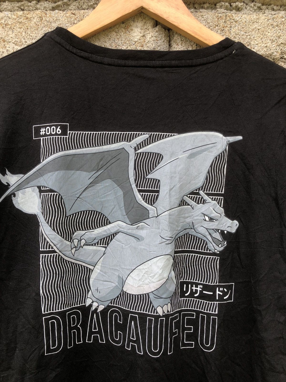 Anime × Japanese Brand × Vintage Vintage Y2K Pokemon Charizard Dracaufeu #006 Backhit Tshirt Size US L / EU 52-54 / 3 - 2 Thumbnail