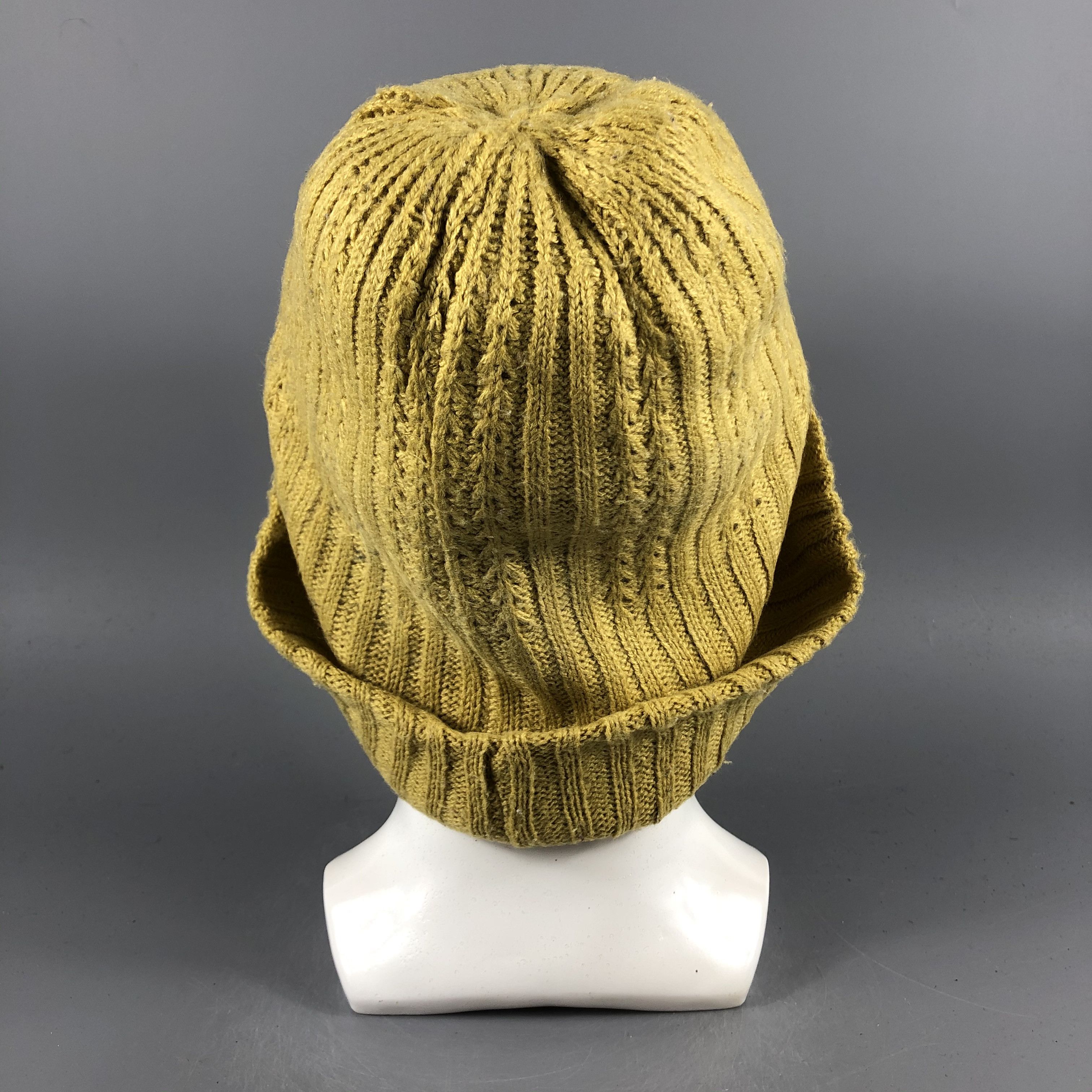 Japanese Brand × Vintage Japanese Brand Yellow Beanie Snow Hat Snow Cap -D1204 Size ONE SIZE - 2 Thumbnail