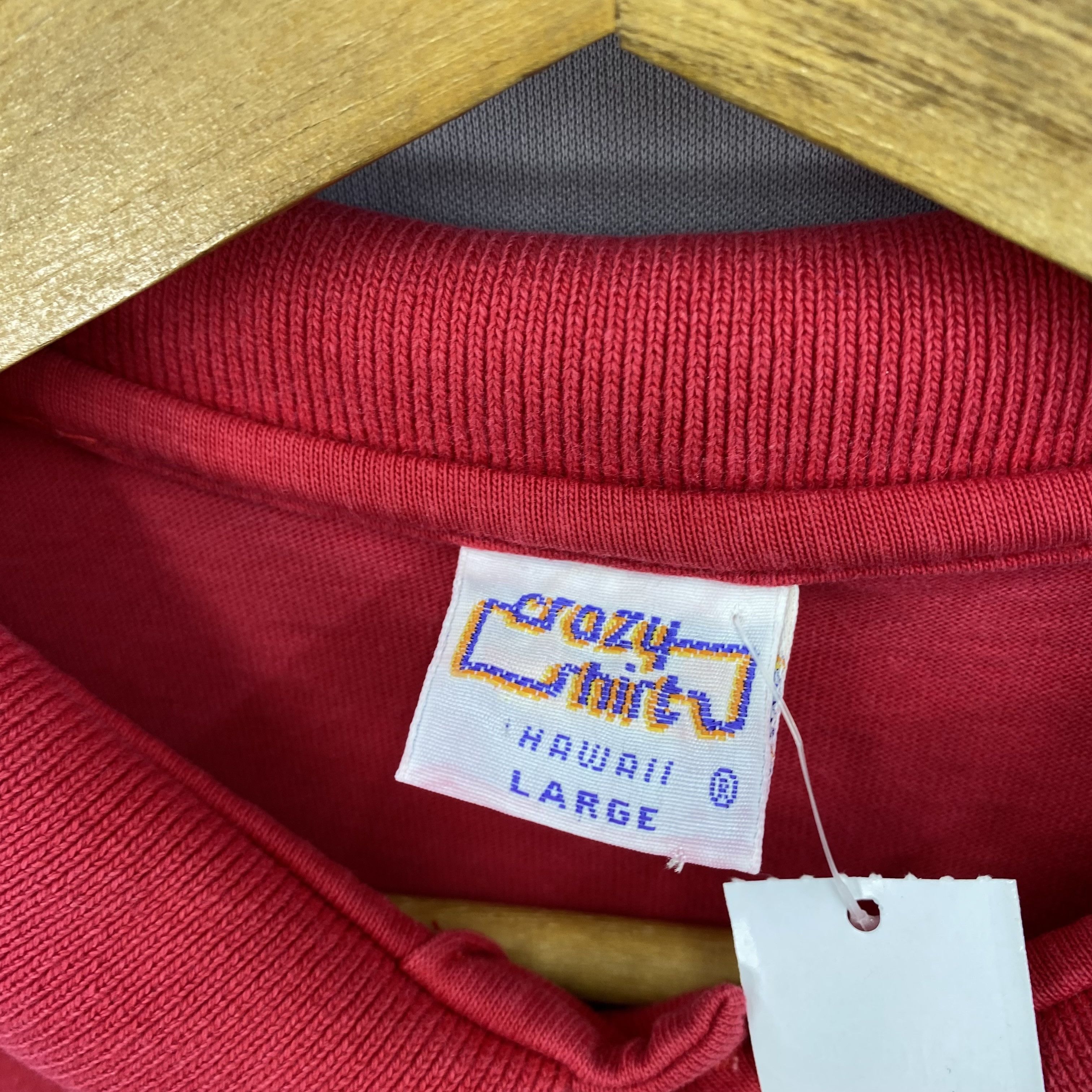 Vintage Vintage 70s Crazy Shirts Polo Tee Hawaii BKLiban T-Shirt Size US L / EU 52-54 / 3 - 5 Thumbnail