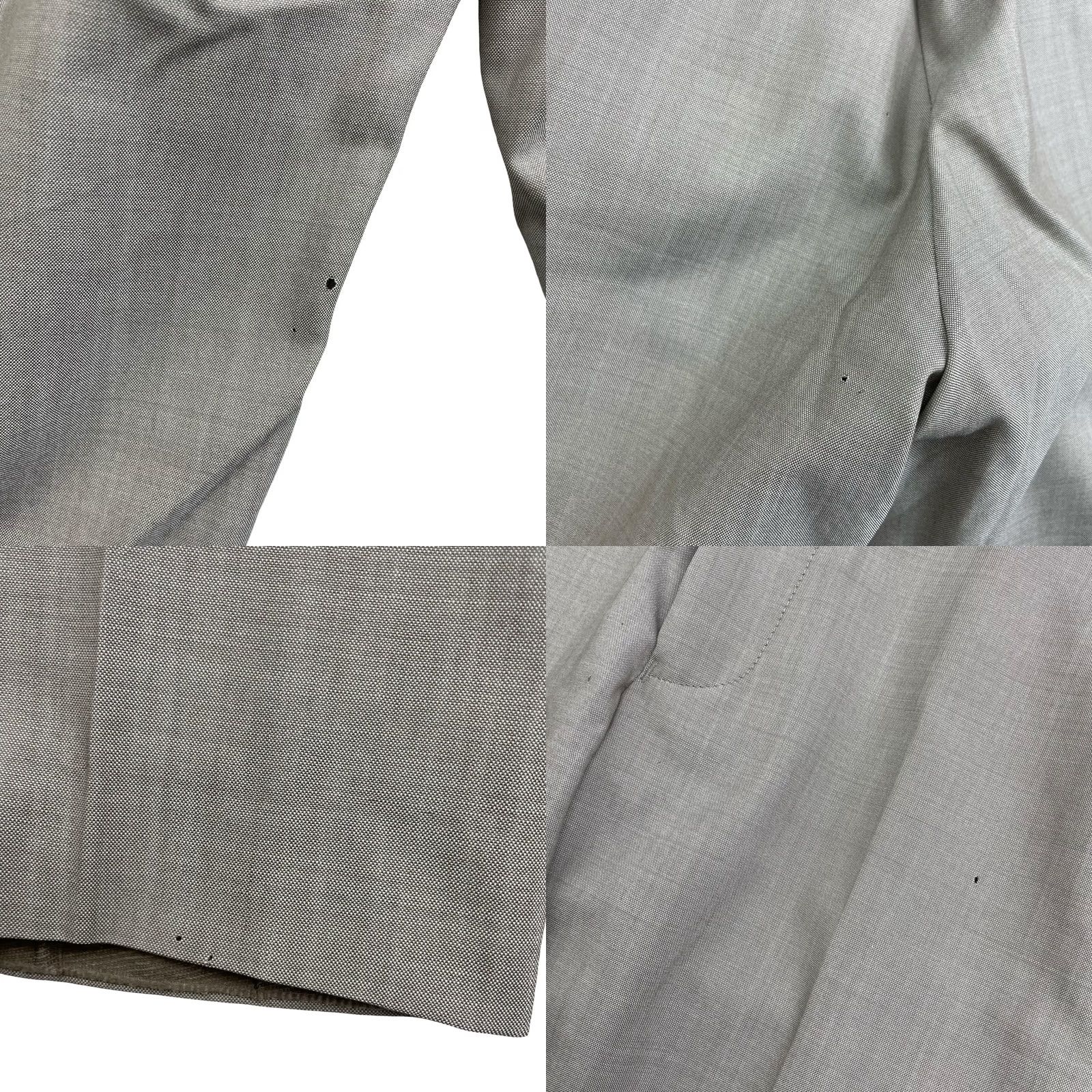 The Kooples The Kooples Men’s Suit 2-Button Beige Wool 100% 36S Regular Jacket 36 Short Pants 30x32 Vintage No Mens Size 36R - 11 Thumbnail