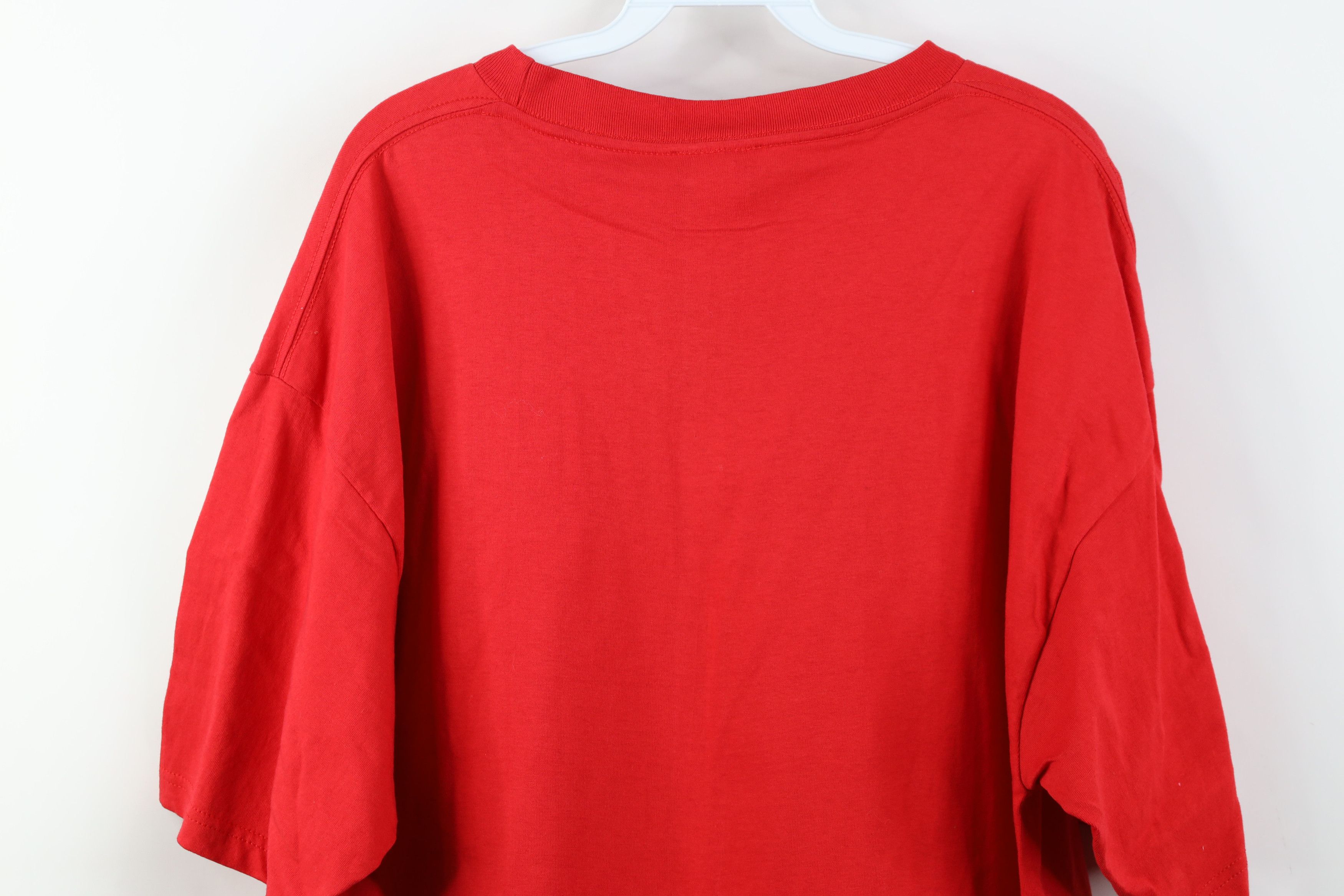 Vintage Deadstock Vintage 90s Detroit Red Wings Hockey T-Shirt Red Size US XL / EU 56 / 4 - 12 Thumbnail