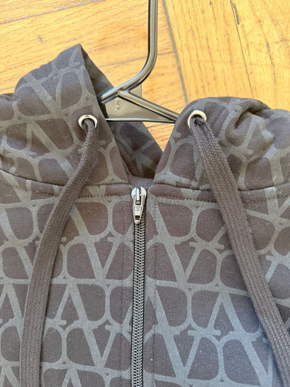 Valentino Valentino Toile Iconographe Zip-Up Drawstring Hoodie Size US M / EU 48-50 / 2 - 6 Thumbnail