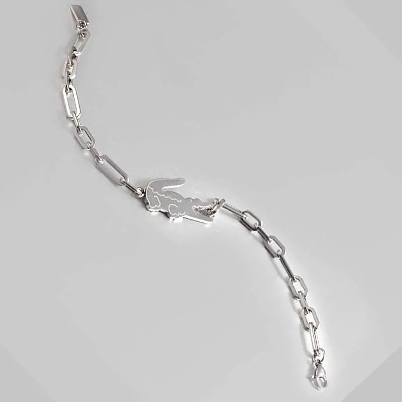 Jewelry Punk crocodile rectangle pendant bracelet Size ONE SIZE - 4 Thumbnail