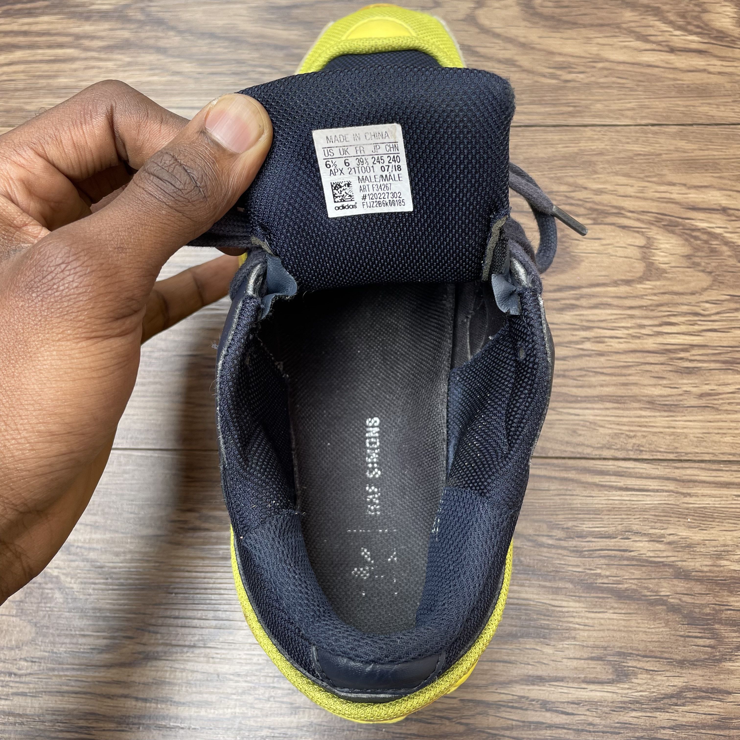 Adidas × Raf Simons Adidas x Raf Simons Ozweego 'Bright Yellow' Size US 6.5 / EU 39-40 - 11 Thumbnail