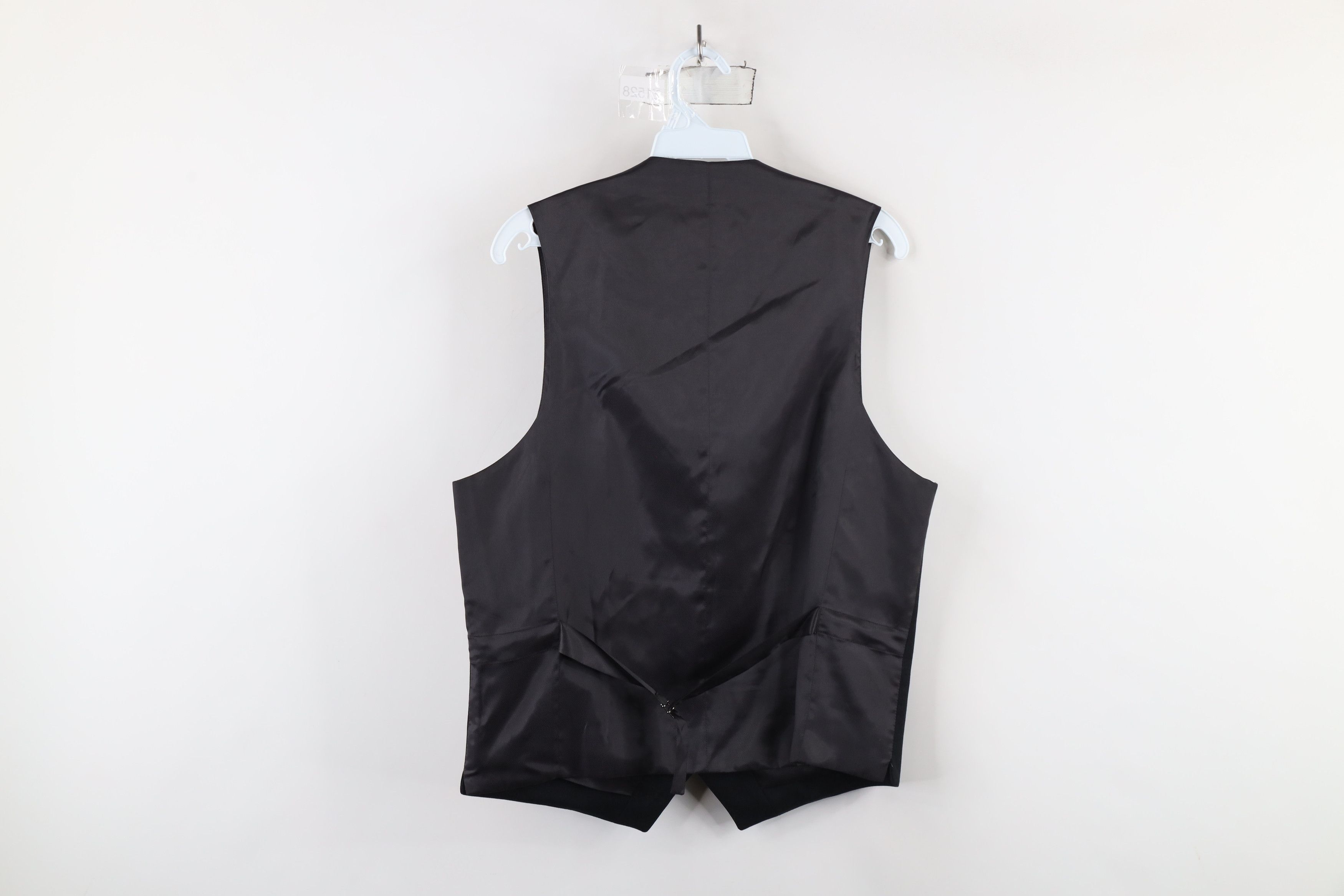 Vintage Vintage 90s Streetwear Buckle Back Suit Vest Jacket Black Size US S / EU 44-46 / 1 - 12 Thumbnail