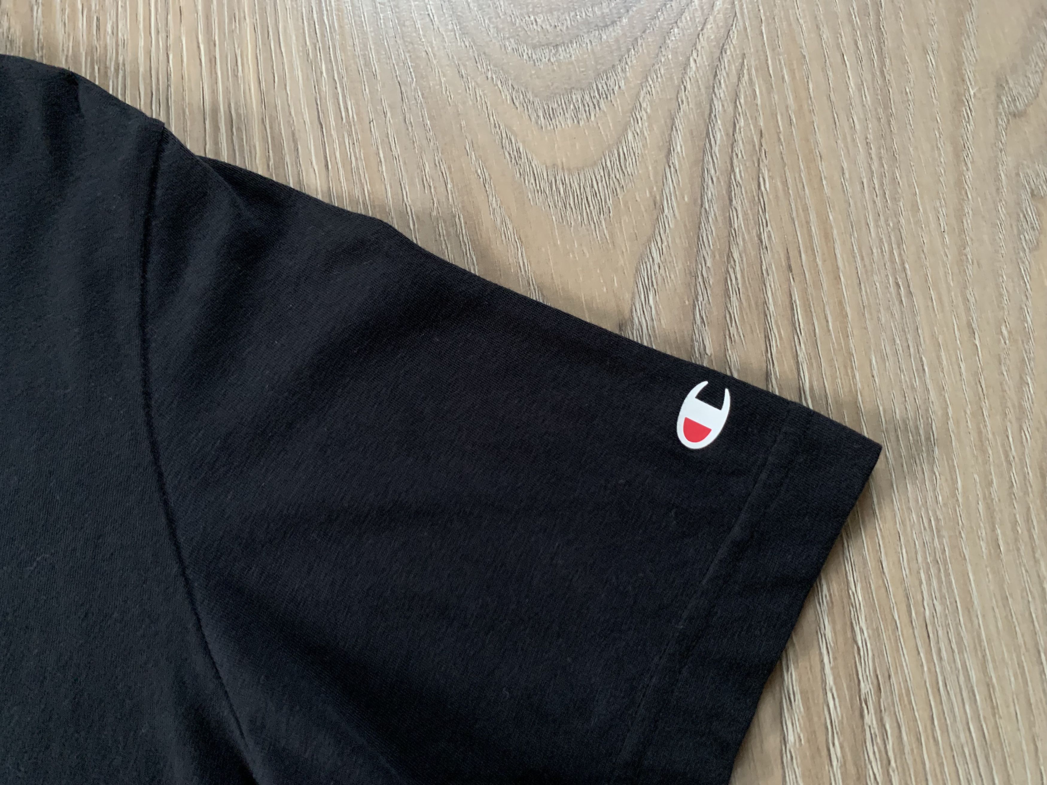 Champion Champion Cotton Black Basic Mini Logo T-Shirt Size US M / EU 48-50 / 2 - 5 Thumbnail