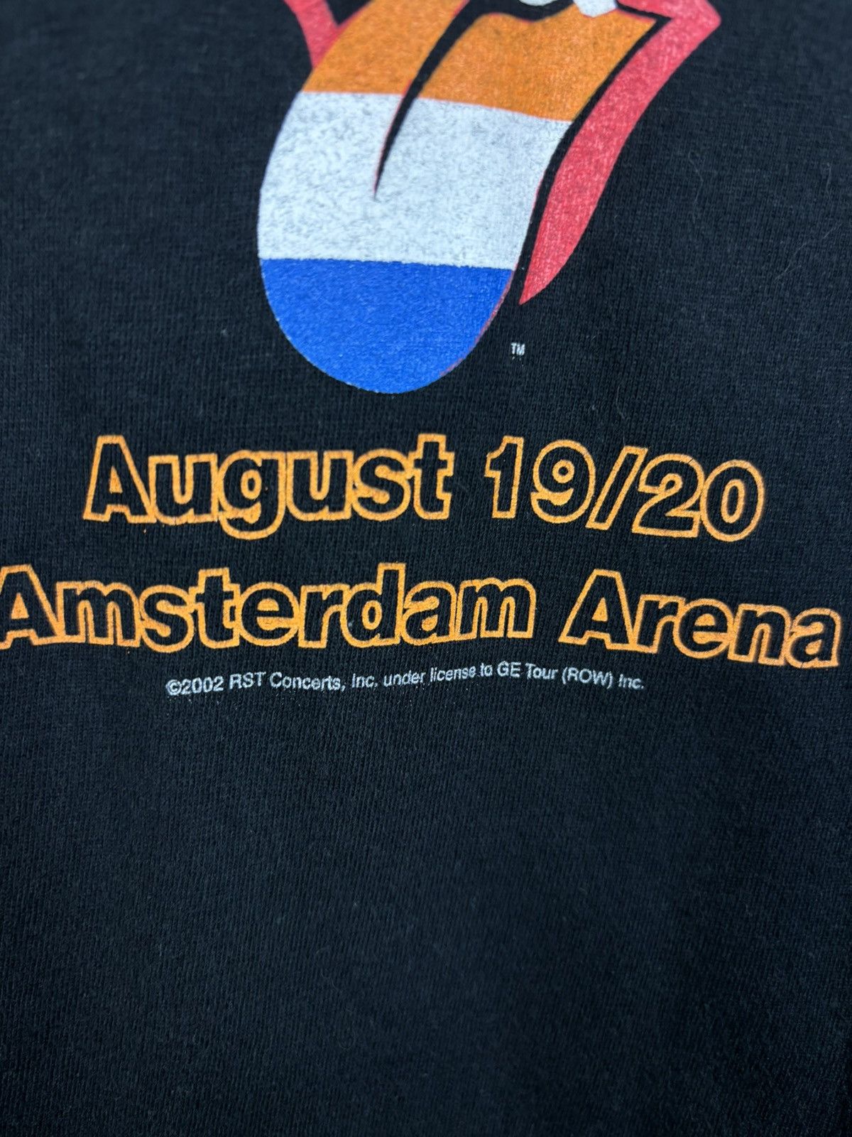 Band Tees 00s Rolling Stones 2003 Holland Licks Nederland T-Shirt L Size US L / EU 52-54 / 3 - 6 Thumbnail