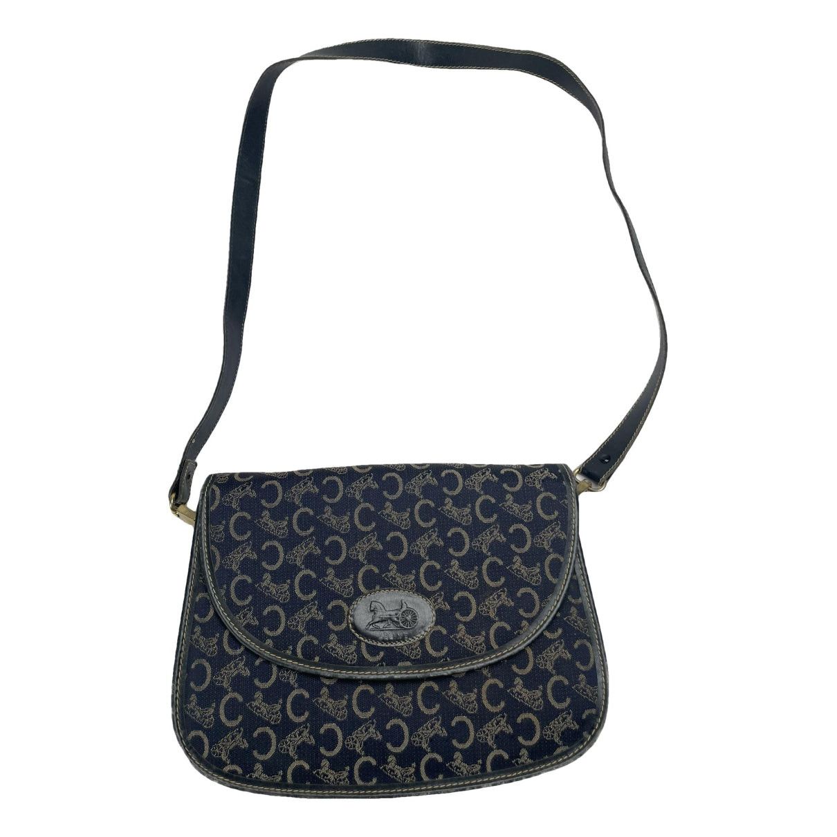 Celine SAC 16 BESACE Navy Leather Handbag Size ONE SIZE - 1 Thumbnail