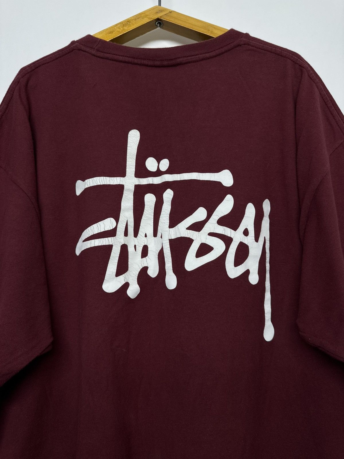 Stussy Vintage Y2k Stussy Big Logo T-Shirt 00’s Size US XL / EU 56 / 4 - 4 Thumbnail