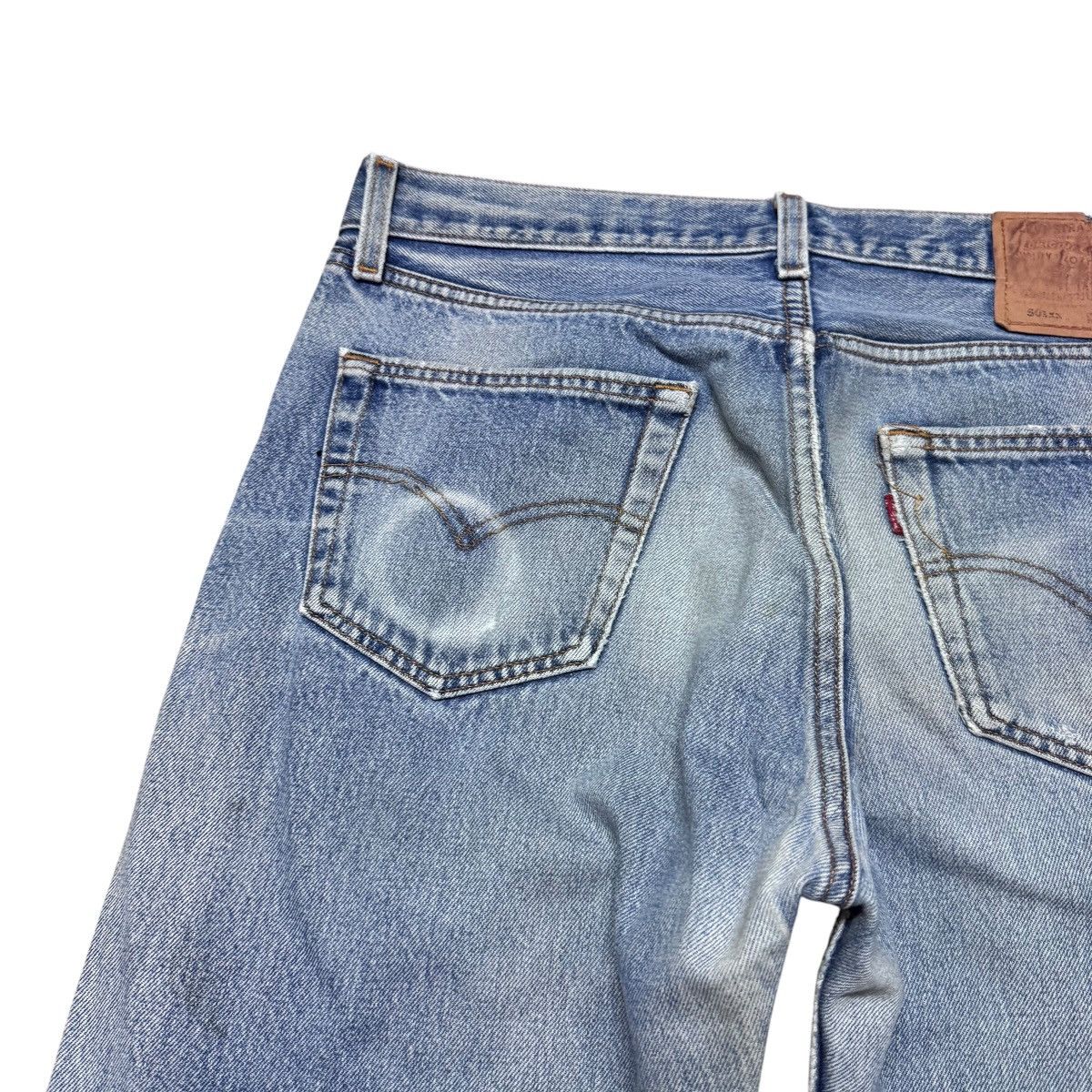Levi's Vintage 90s Levis 501xx Distressed Cropped Jeans Size US 34 / EU 50 - 12 Thumbnail