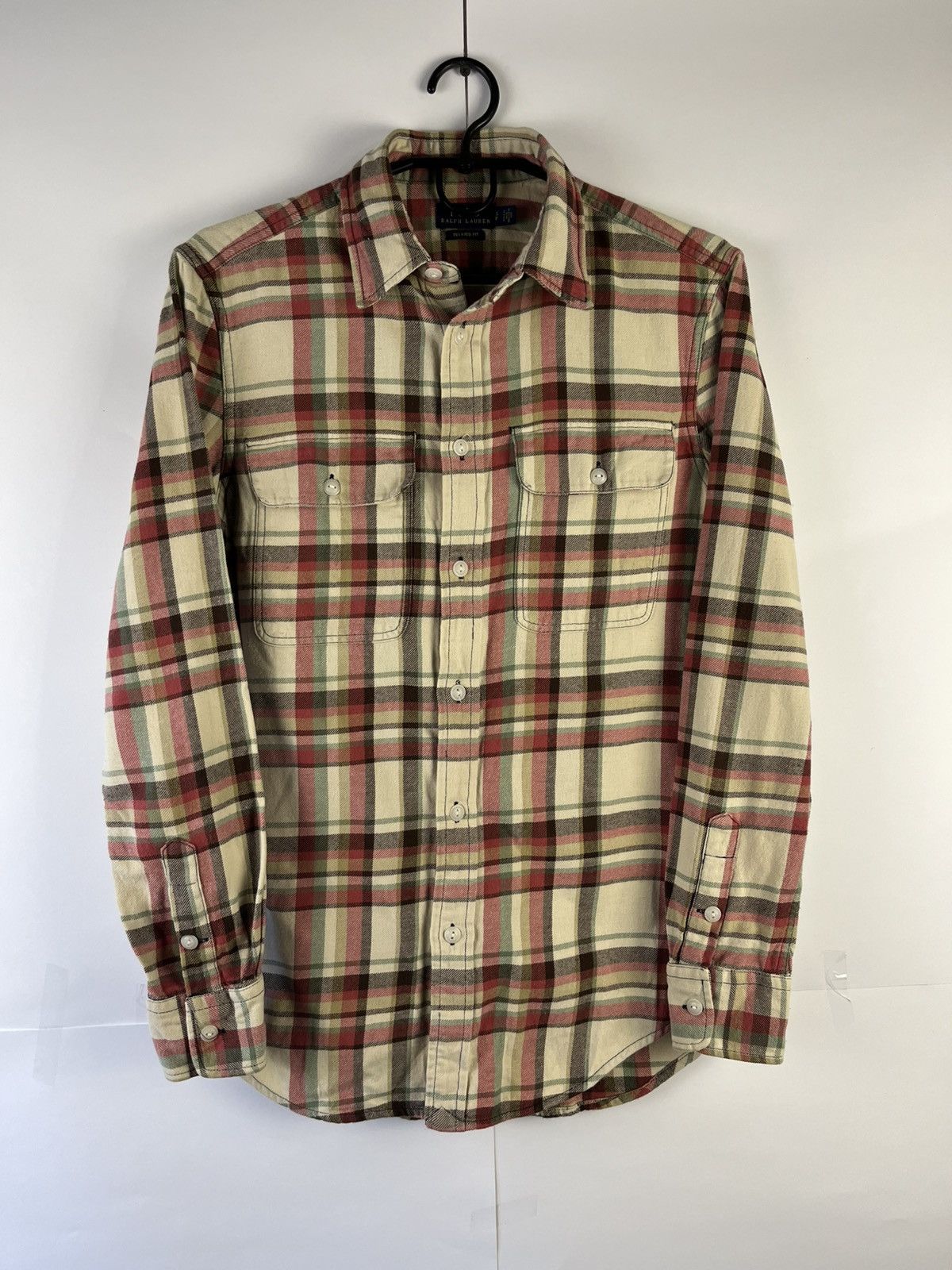 Ralph Lauren Ralph Lauren Men's Cotton Plaid Long Sleeve Shirt Button Up Size US S / EU 44-46 / 1 - 1 Thumbnail